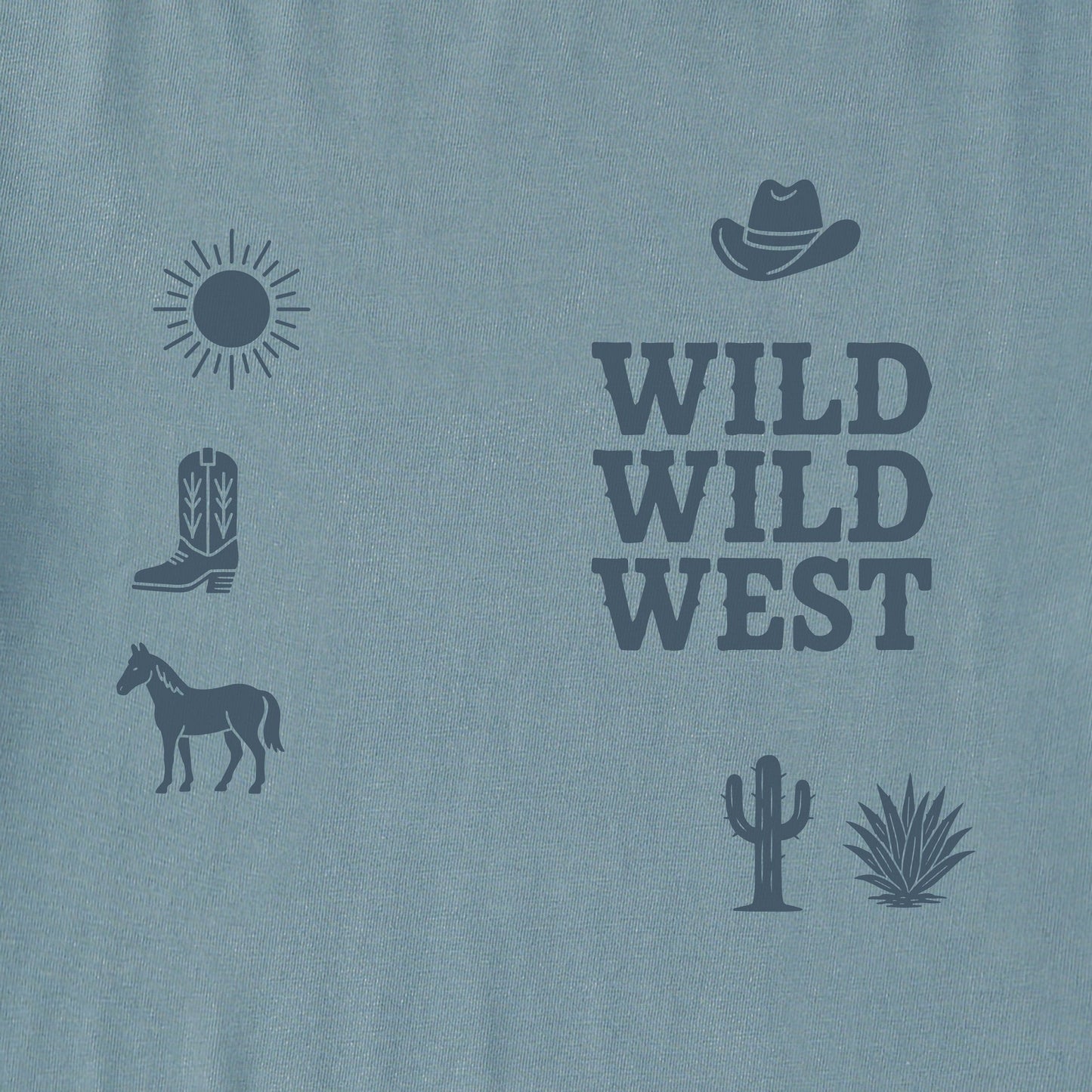 Women's Cowboy Medley Long Sleeve Crusher Boxy Tee