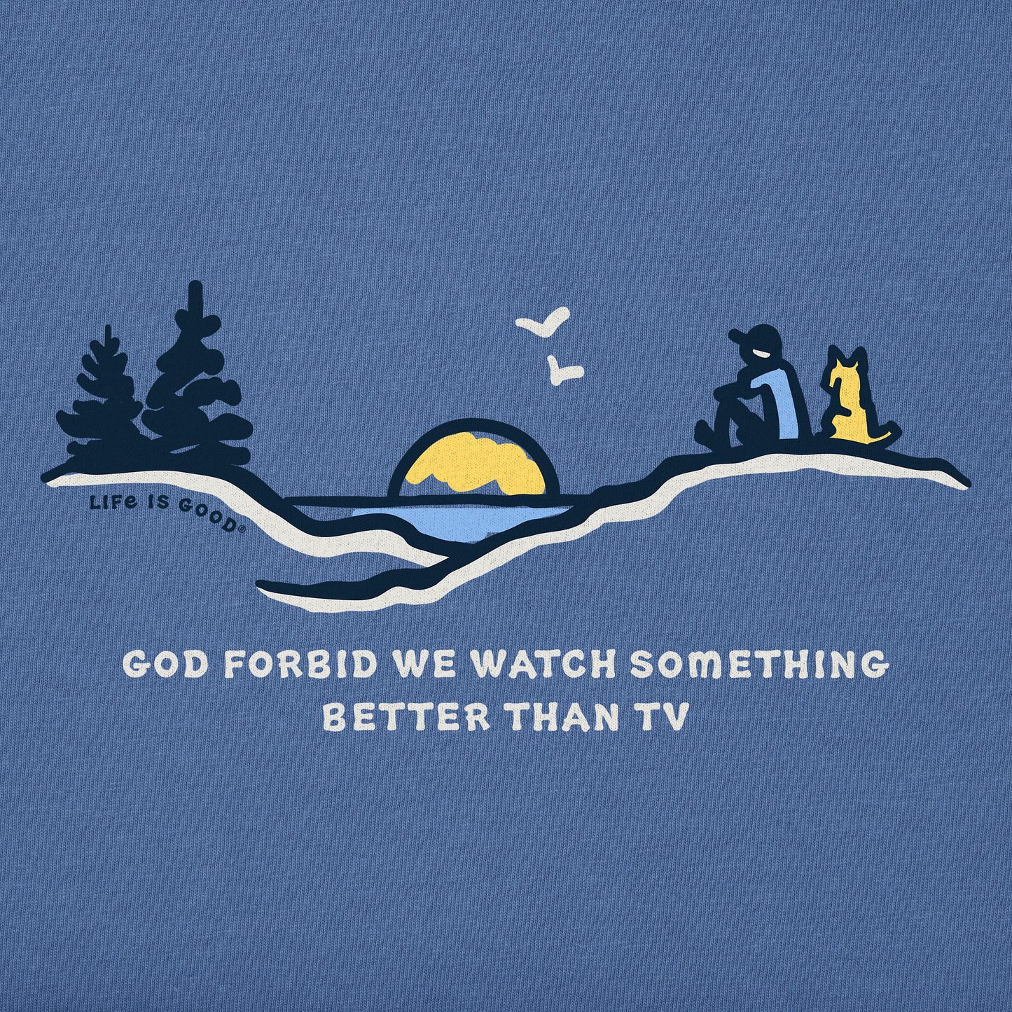 Men's God Forbid Sunset Short Sleeve Crusher Tee