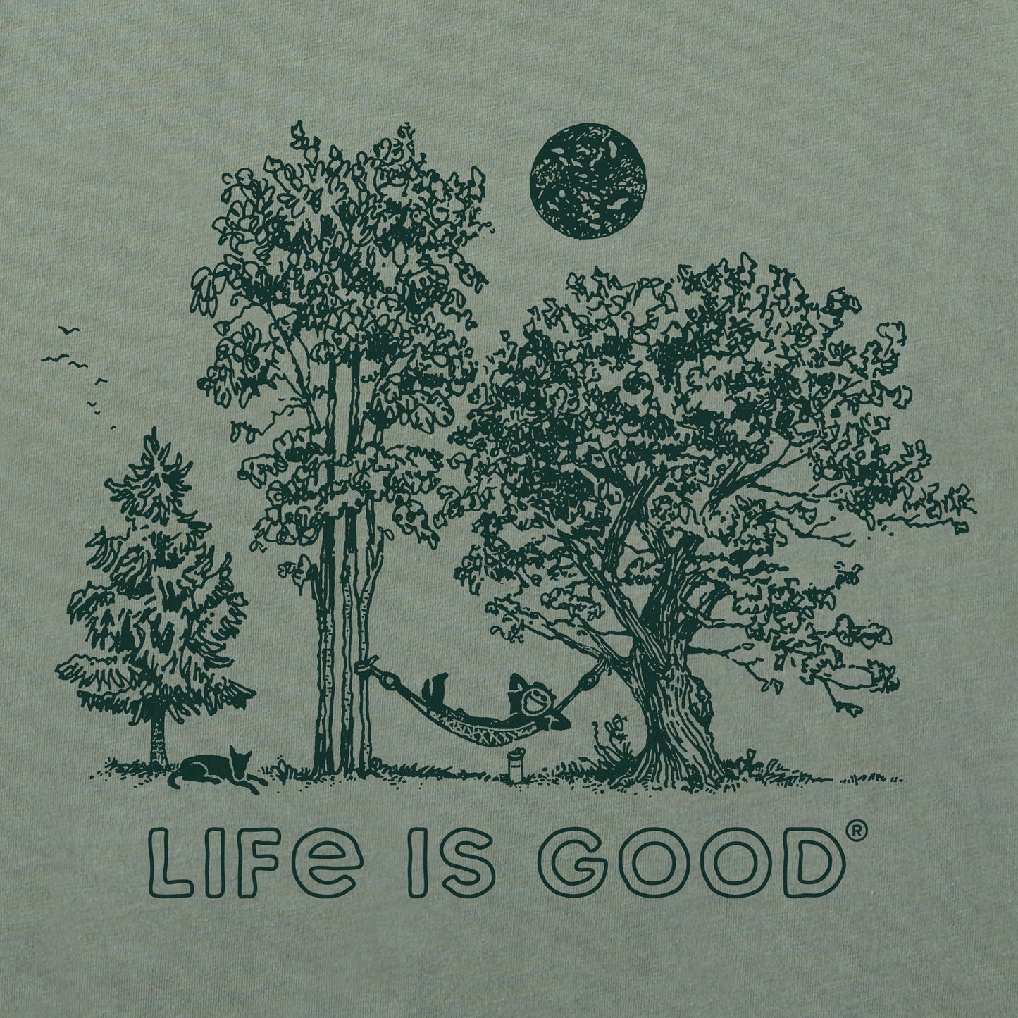 Men's Jake in Hammock Short Sleeve Crusher Tee