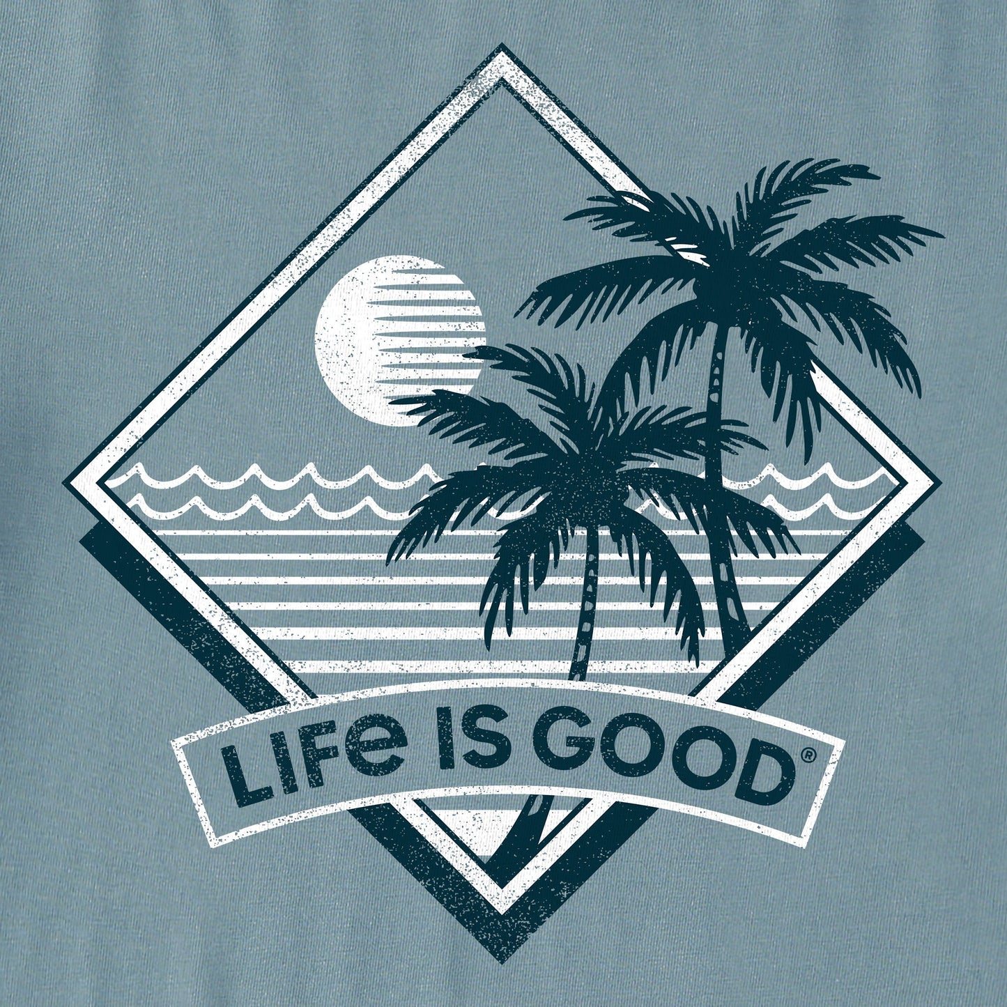 Men's Palm Diamond Short Sleeve Crusher Tee