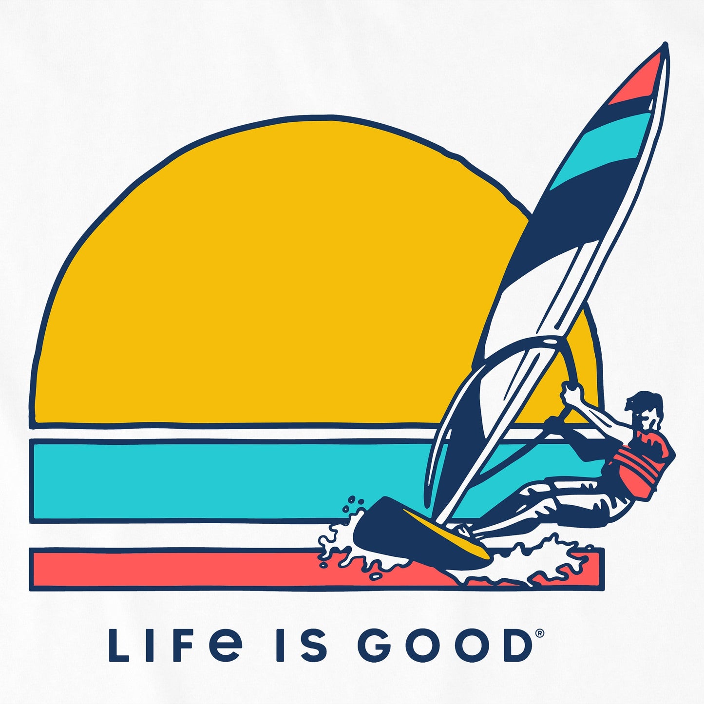 Men's Windsurfer Short Sleeve Crusher Tee