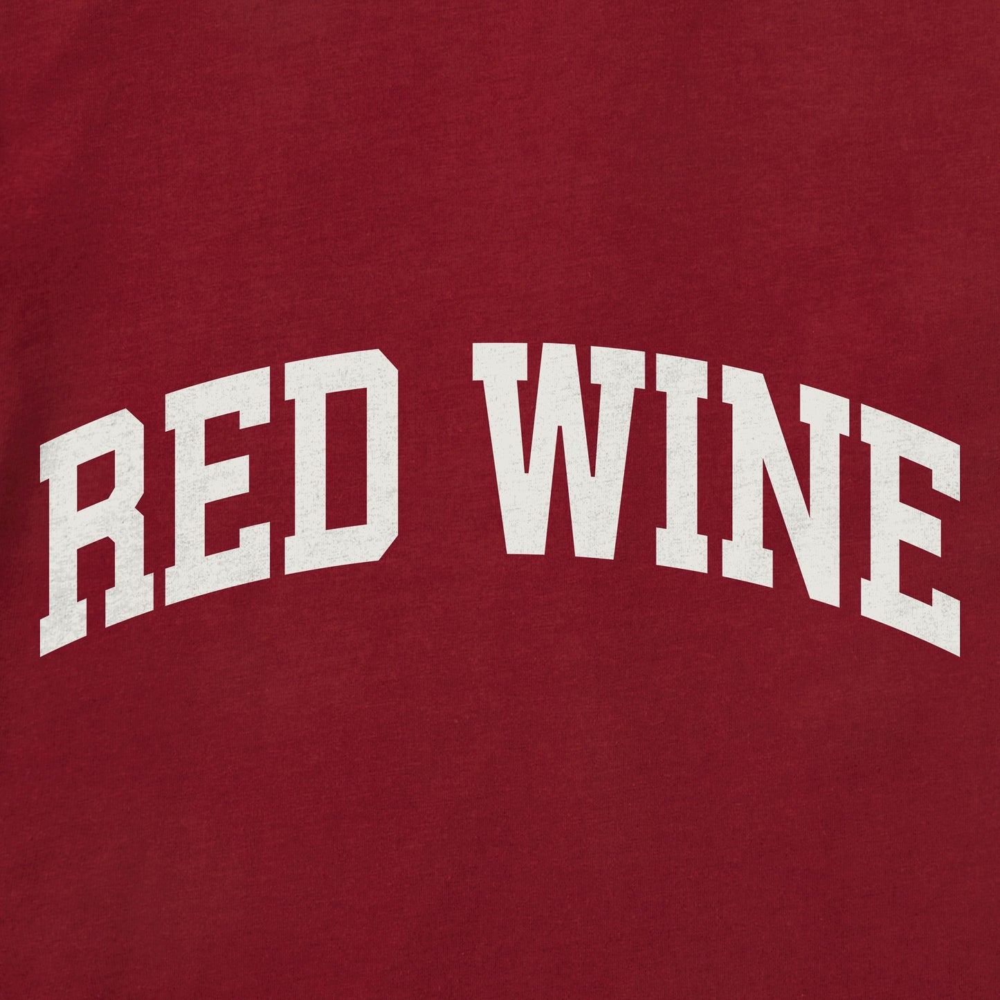 Women's Red Wine Arch Short Sleeve Crusher Tee