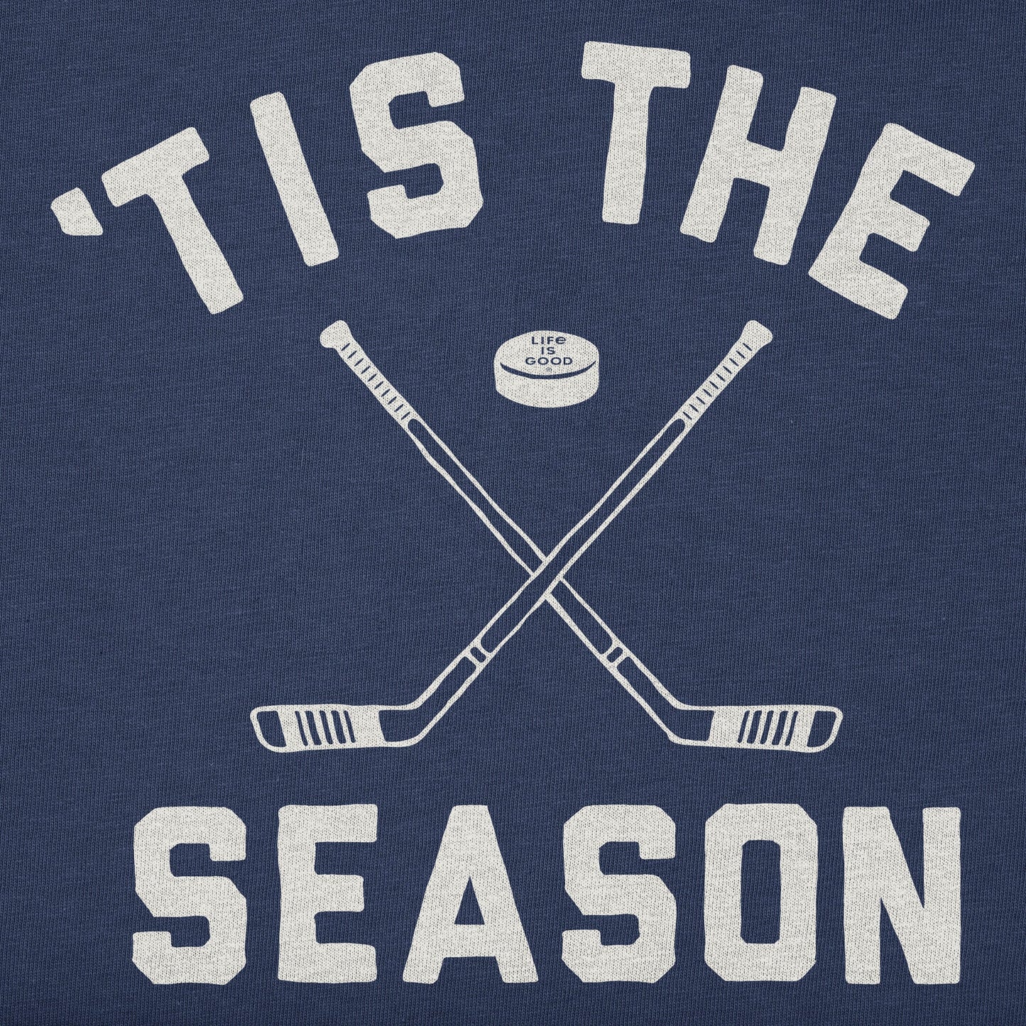 Women's Tis the Season Hockey Long Sleeve Crusher Tee