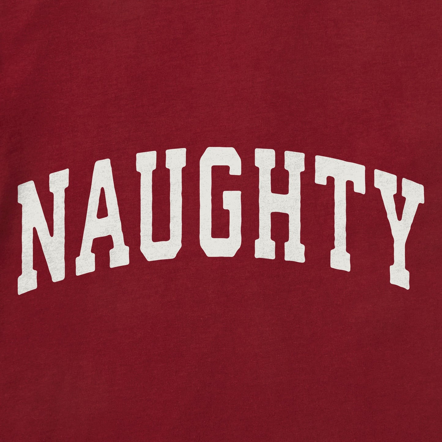Kids Naughty Arch Long Sleeve Crusher Tee