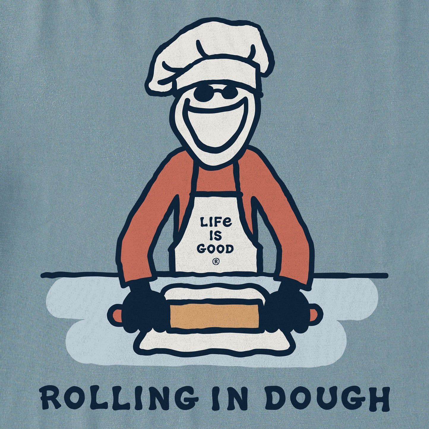 Men's Rolling in Dough Jake Short Sleeve Crusher Tee