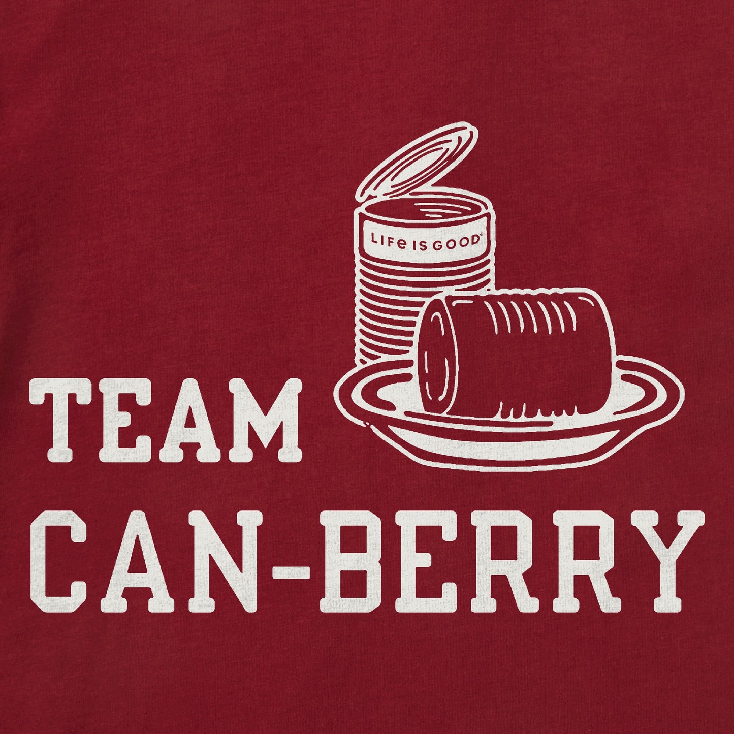 Men's Team Can-Berry Long Sleeve Crusher Tee