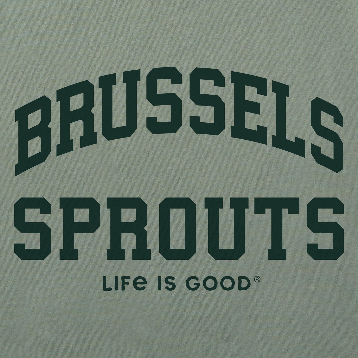 Men's Brussels Sprouts Arch Long Sleeve Crusher Tee