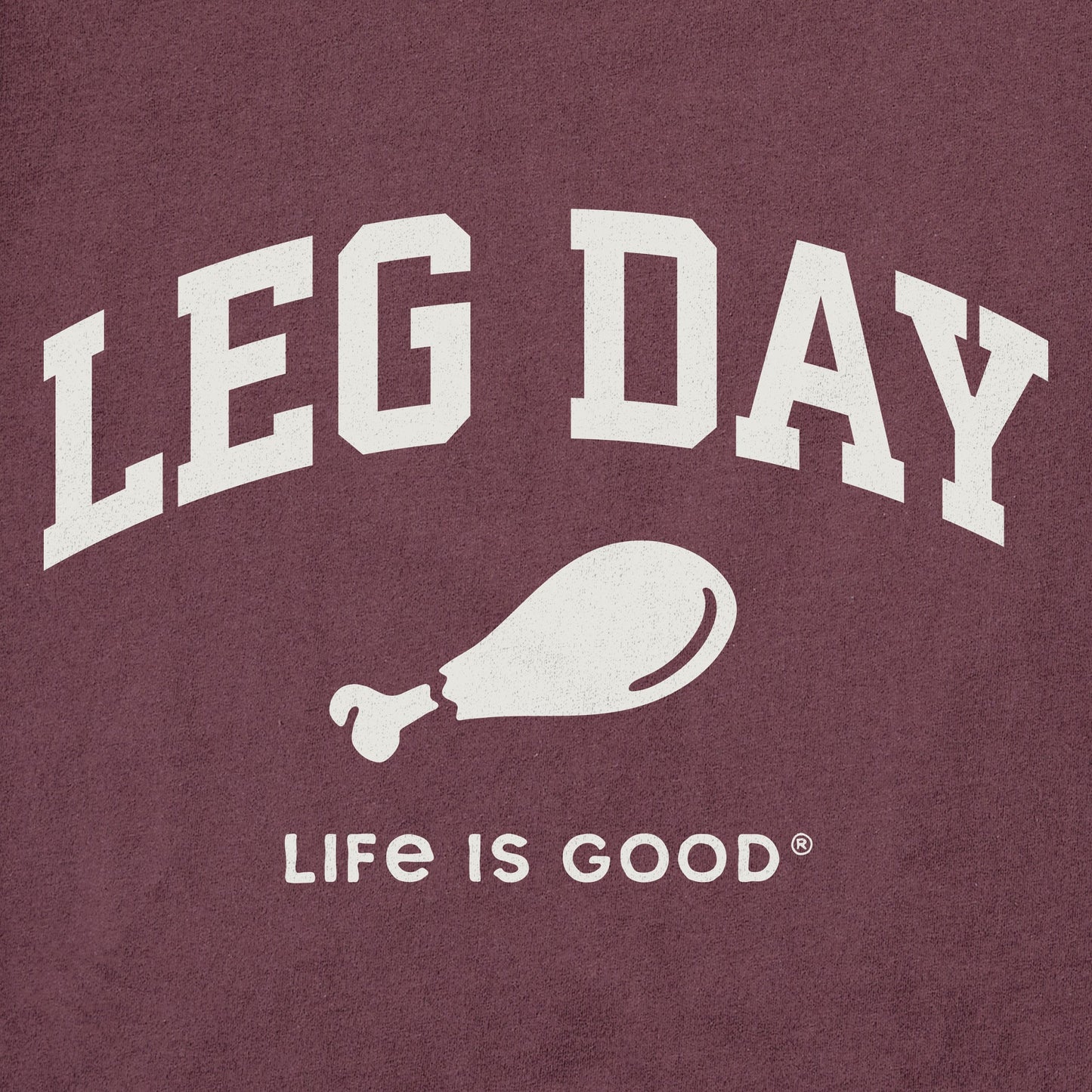 Men's Leg Day Arch Long Sleeve Crusher Tee