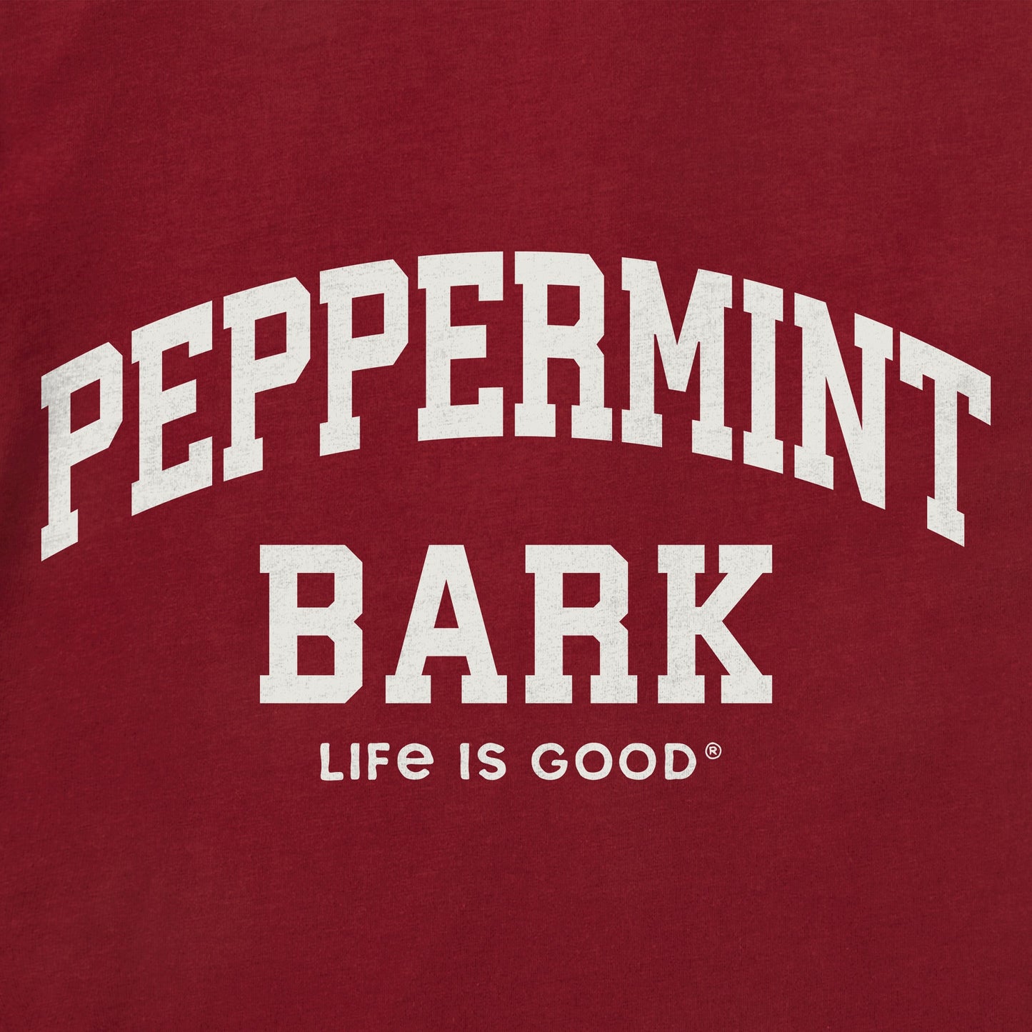 Men's Peppermint Bark Arch Long Sleeve Crusher Tee