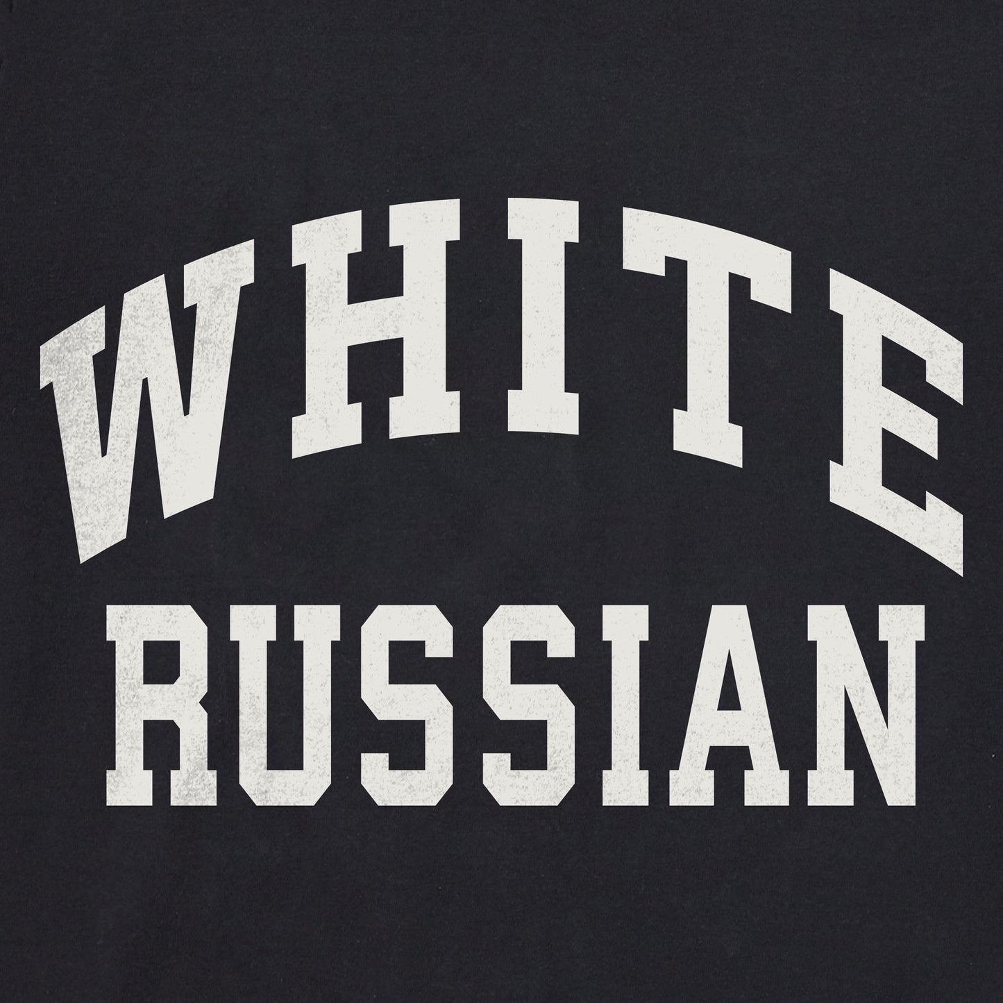 Women's White Russian Short Sleeve Crusher Tee