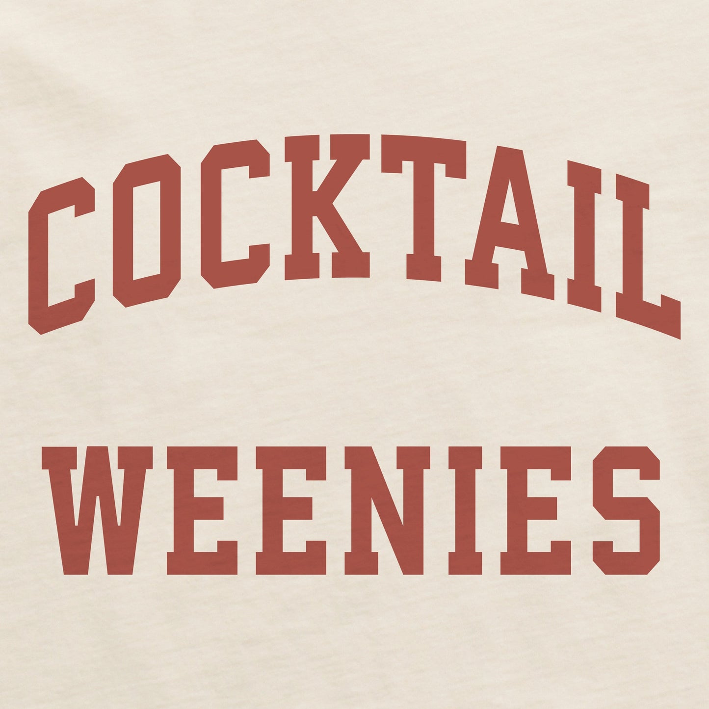 Women's Cocktails Weenies Arch Crusher-LITE Shrunken Tee