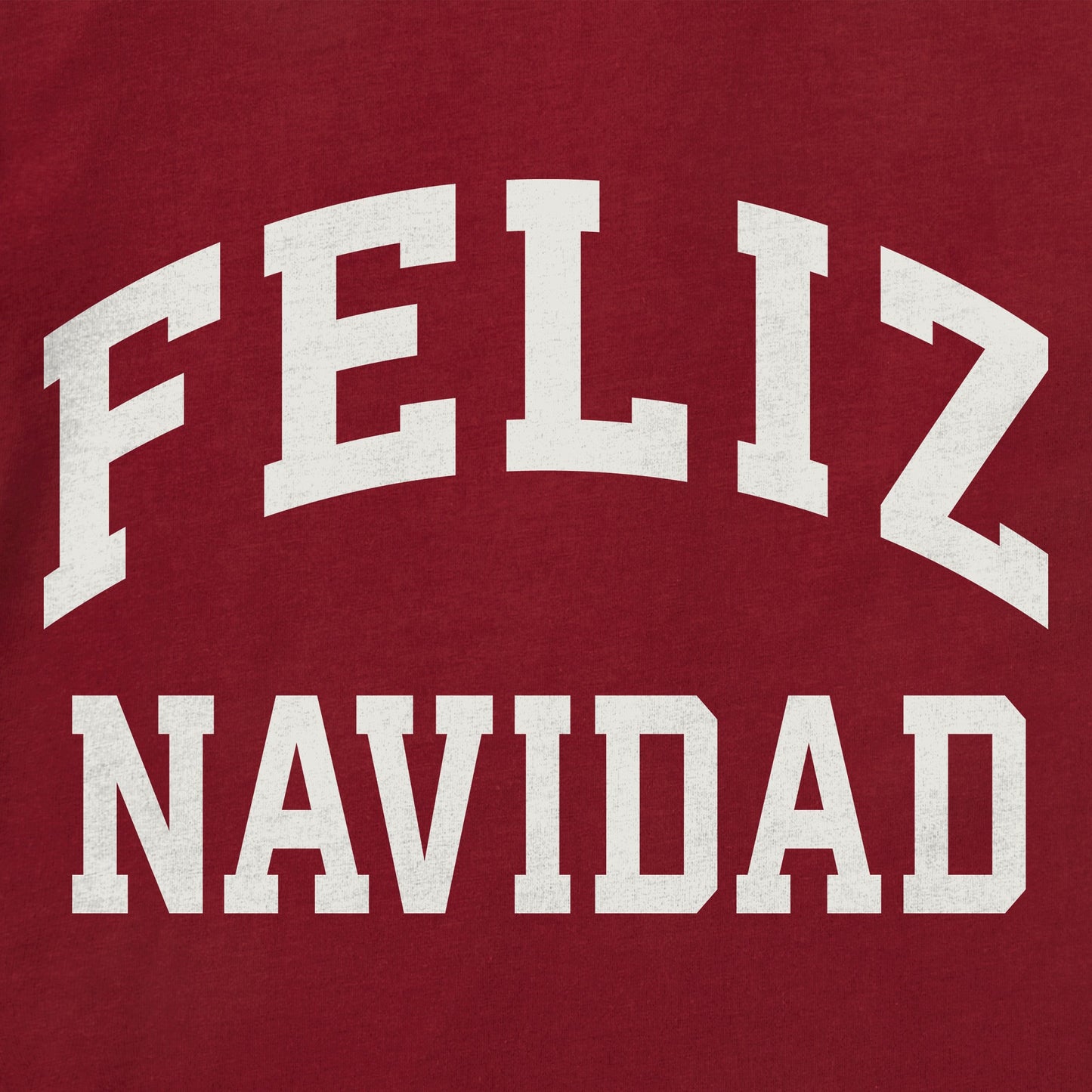 Kids Feliz Navidad Arch Long Sleeve Crusher Tee