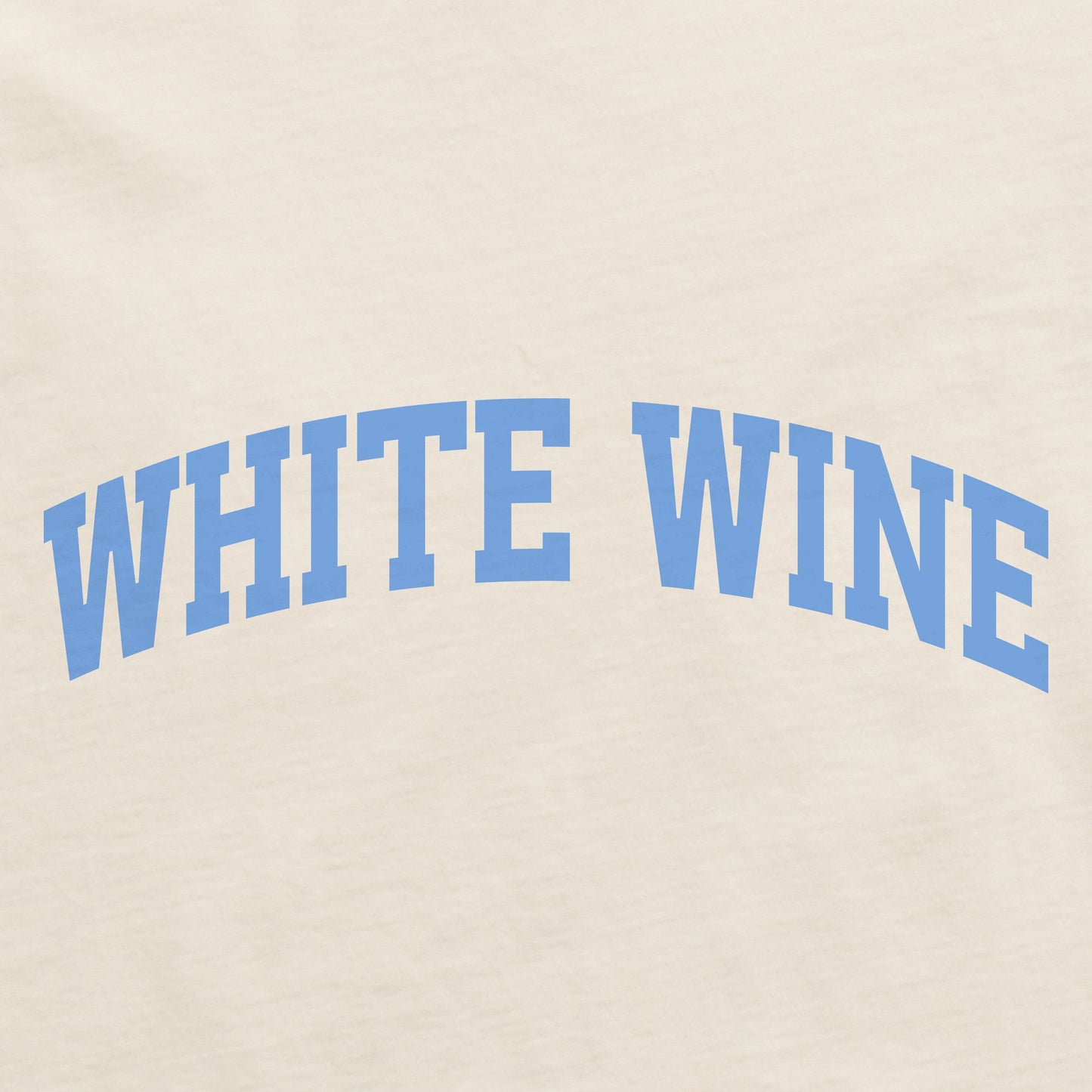 Women's White Wine Arch Short Sleeve Crusher Boxy Tee