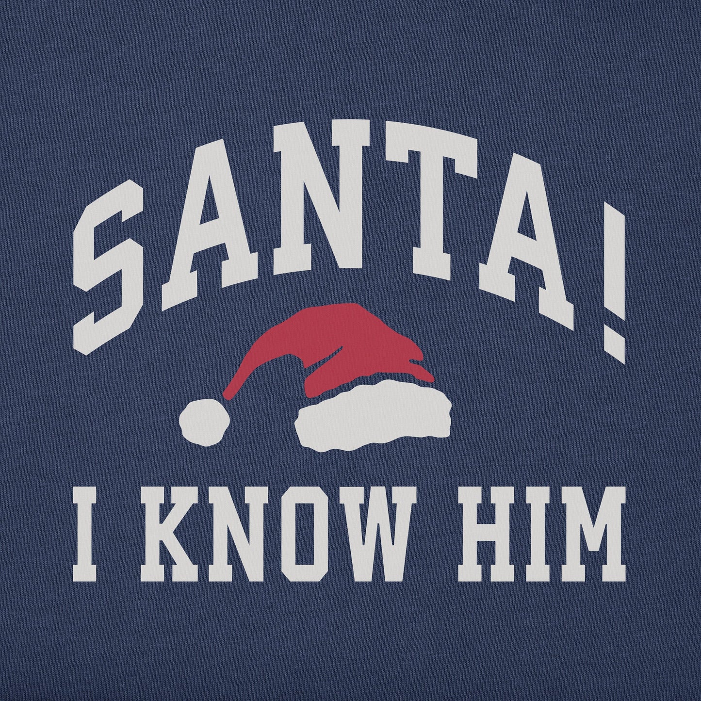 Men's Santa! I Know Him Arch Simply True Fleece Crew