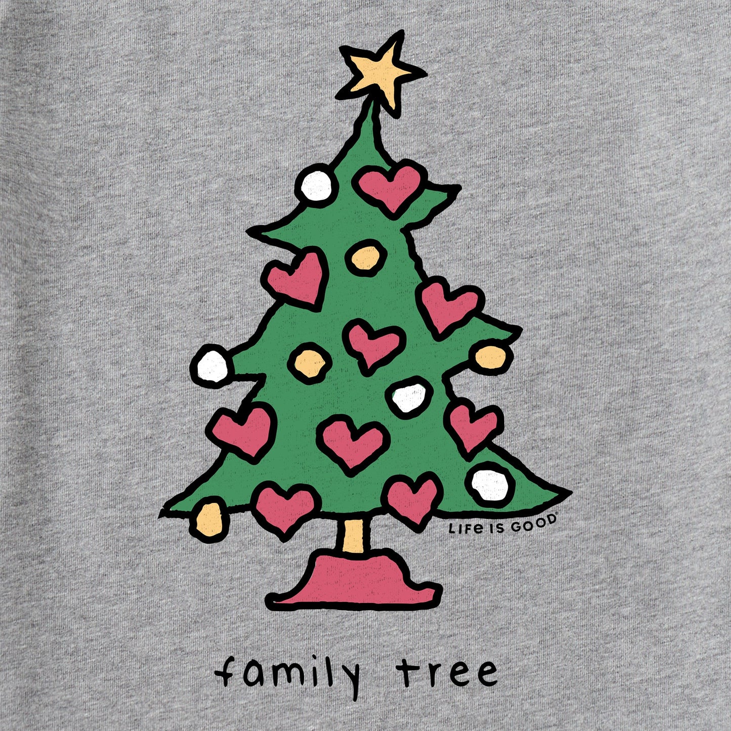 Women's Family Tree Vintage Long Sleeve Crusher Tee
