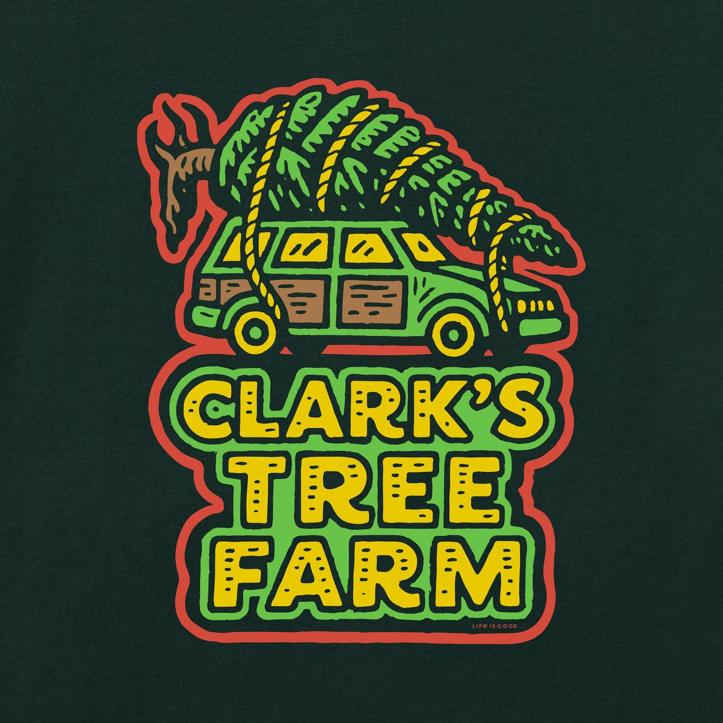Women's Clark's Tree Farm Short Sleeve Crusher Boxy Tee