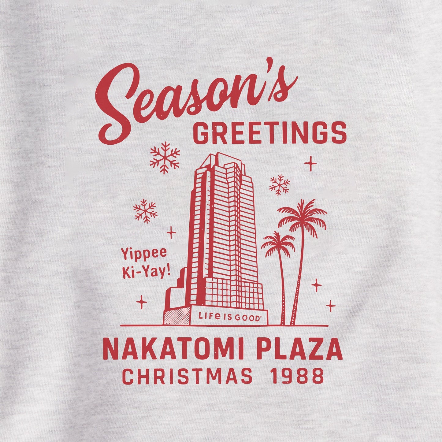 Women's Greetings from Nakatomi Plaza Simply True Fleece Crew