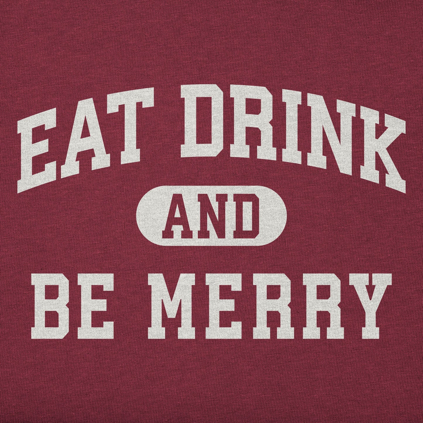 Women's Eat Drink and Be Merry Arch Simply True Fleece Crew