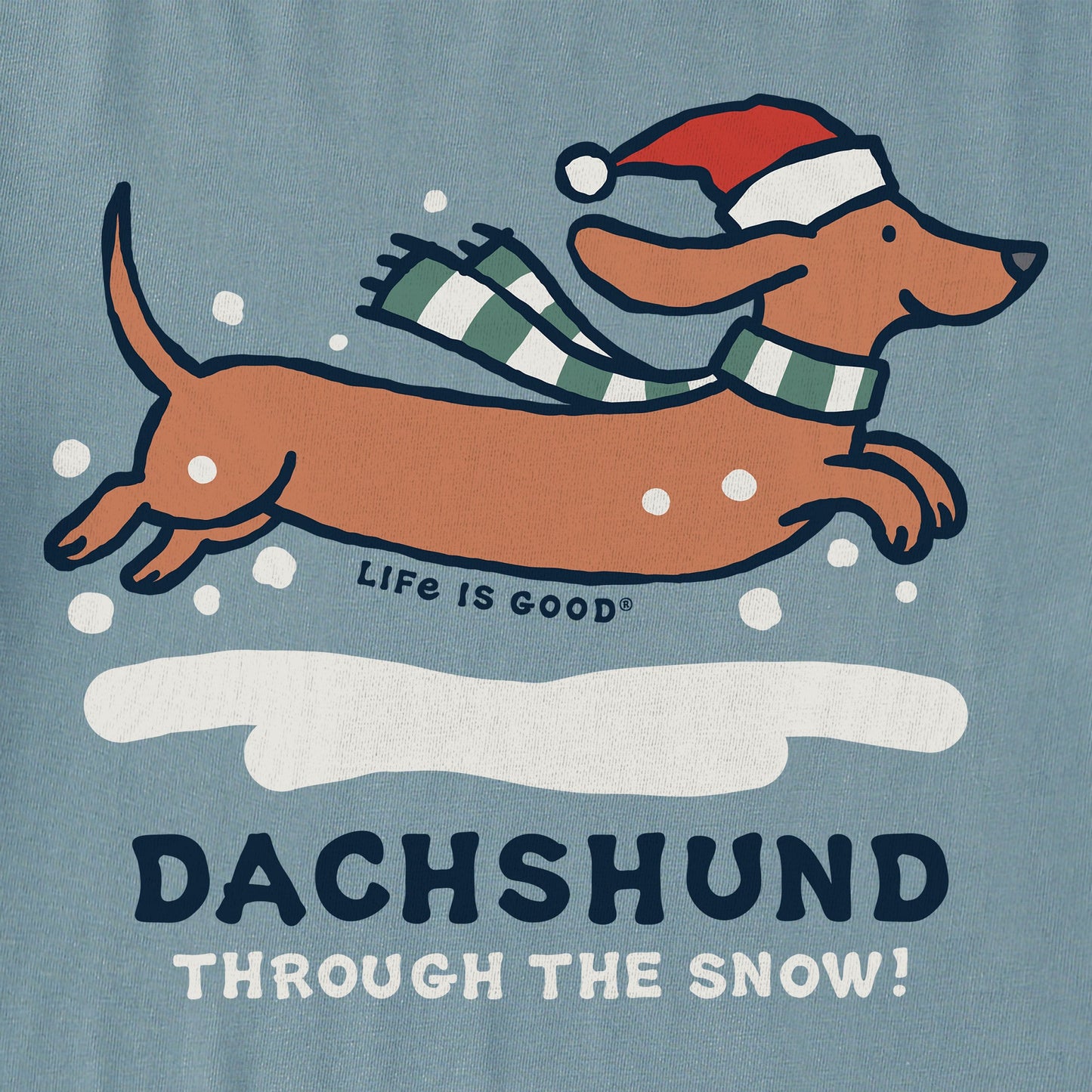Women's Dachshund Through Short Sleeve Crusher Tee