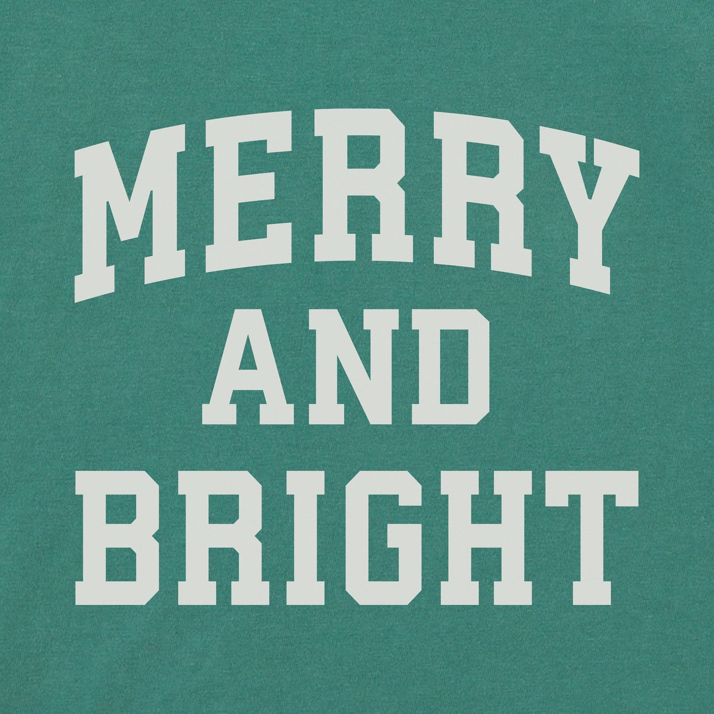 Men's Merry and Bright Arched Short Sleeve Crusher Tee