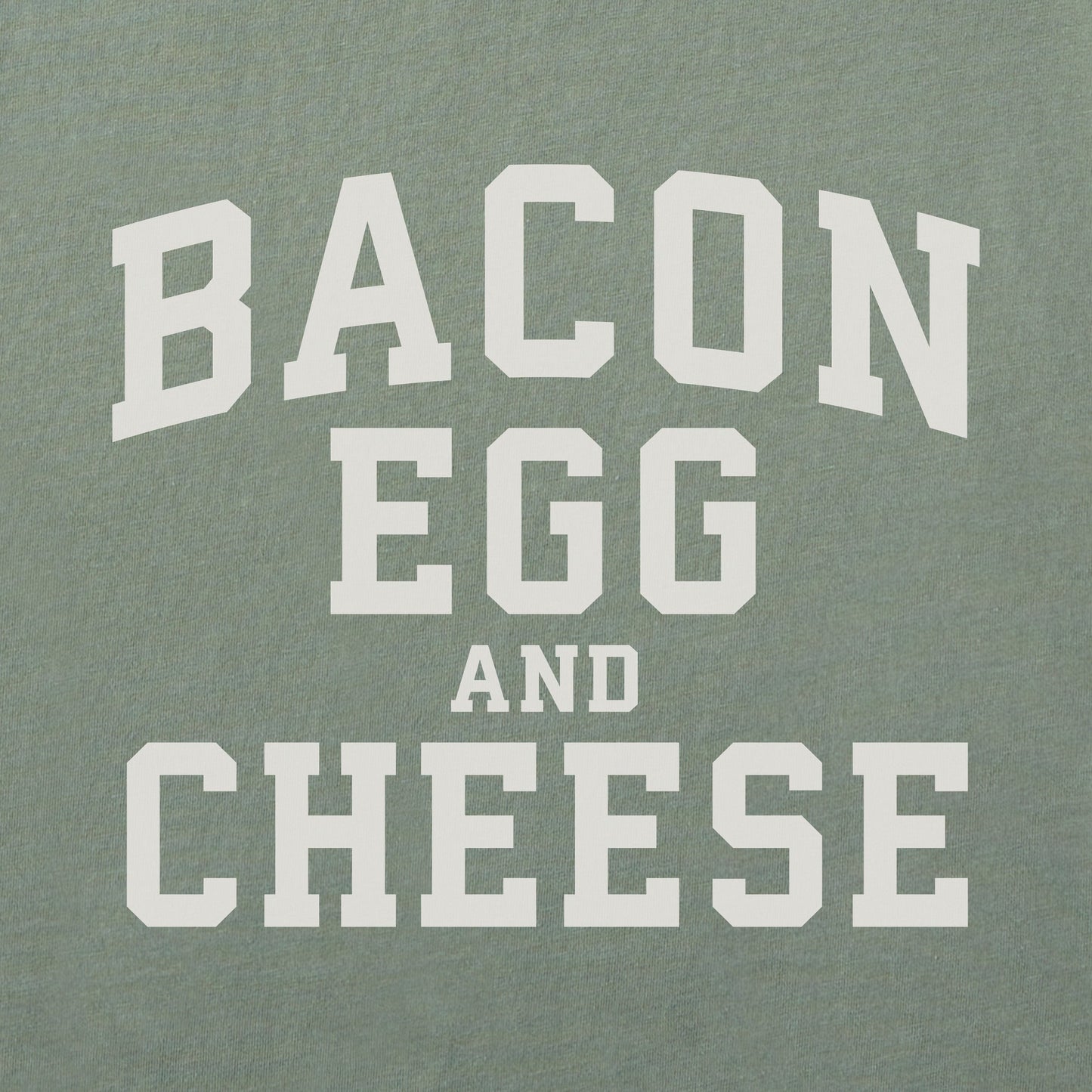 Women's Bacon Egg and Cheese Arch Short Sleeve Crusher Boxy Tee