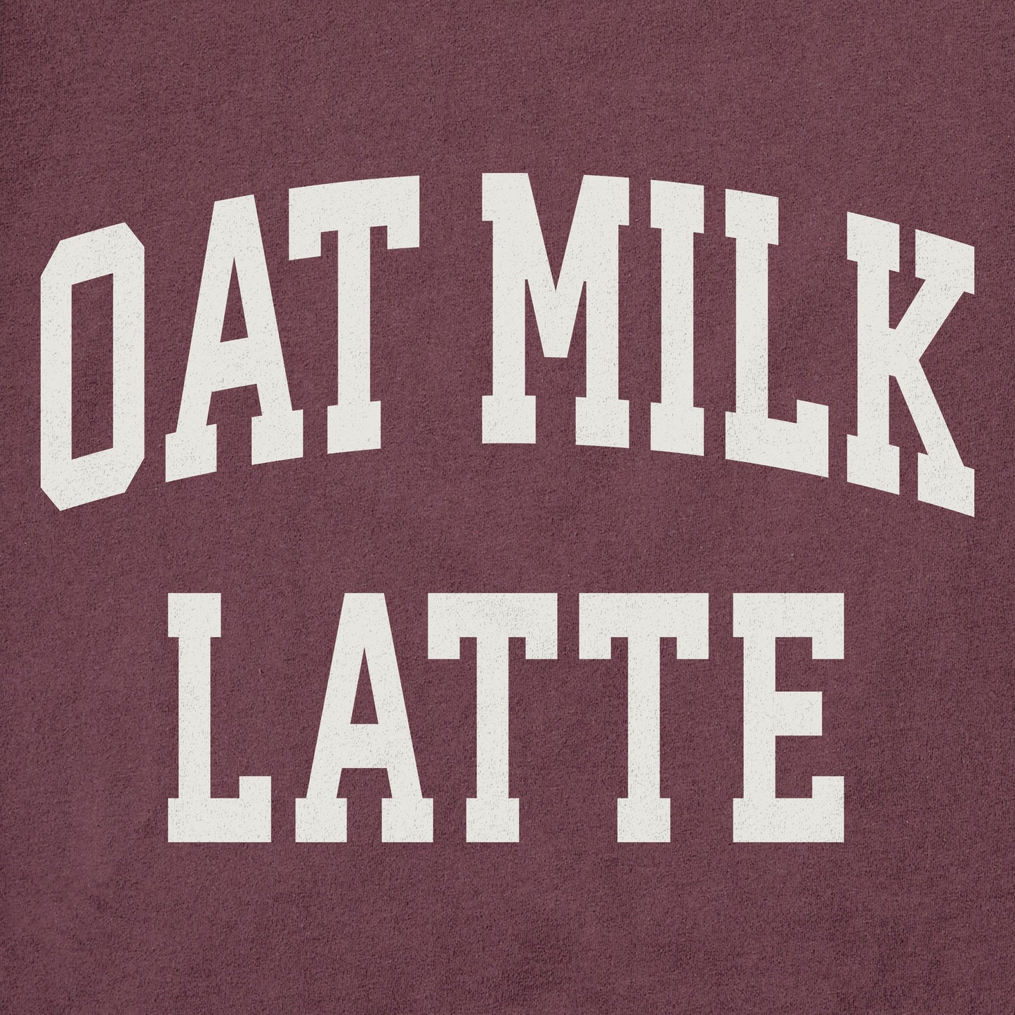Men's Oat Milk Latte Arch Short Sleeve Crusher Tee