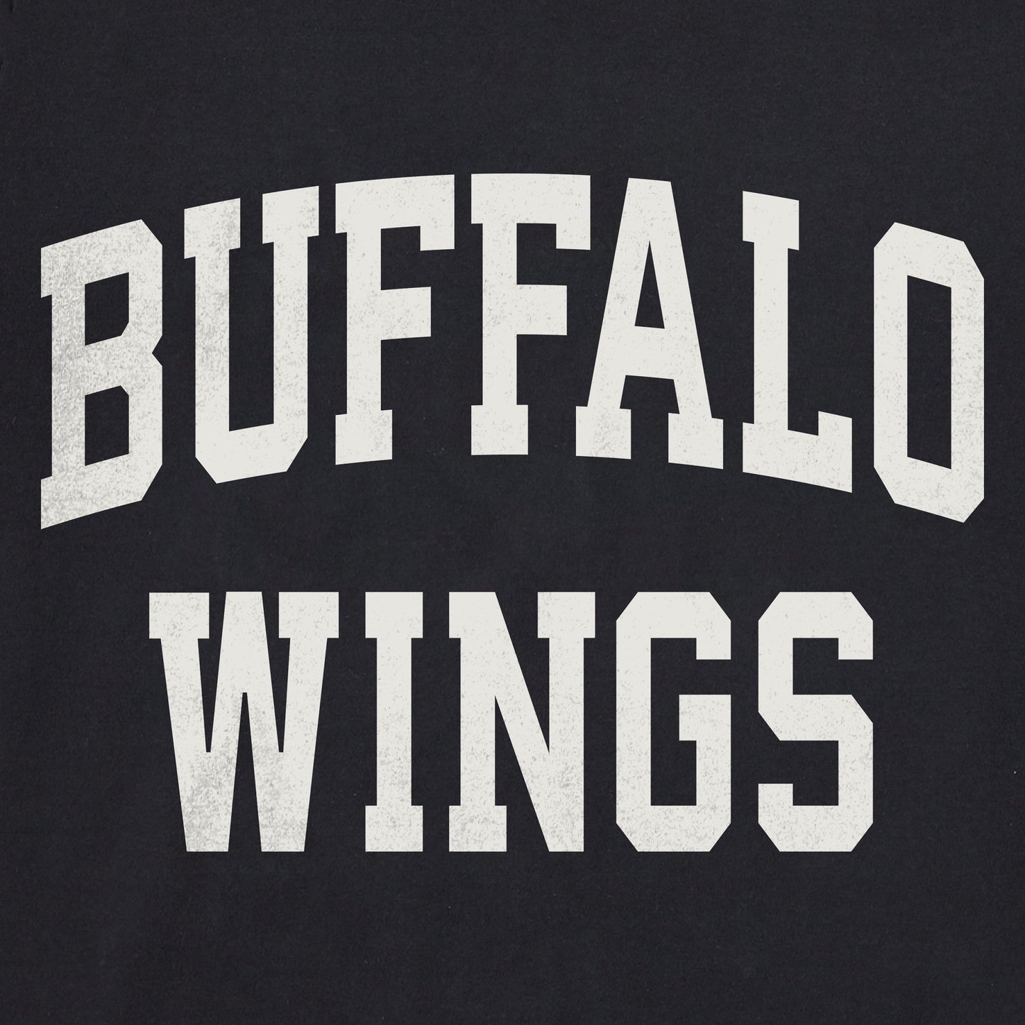 Men's Buffalo Wings Arch Long Sleeve Crusher Tee