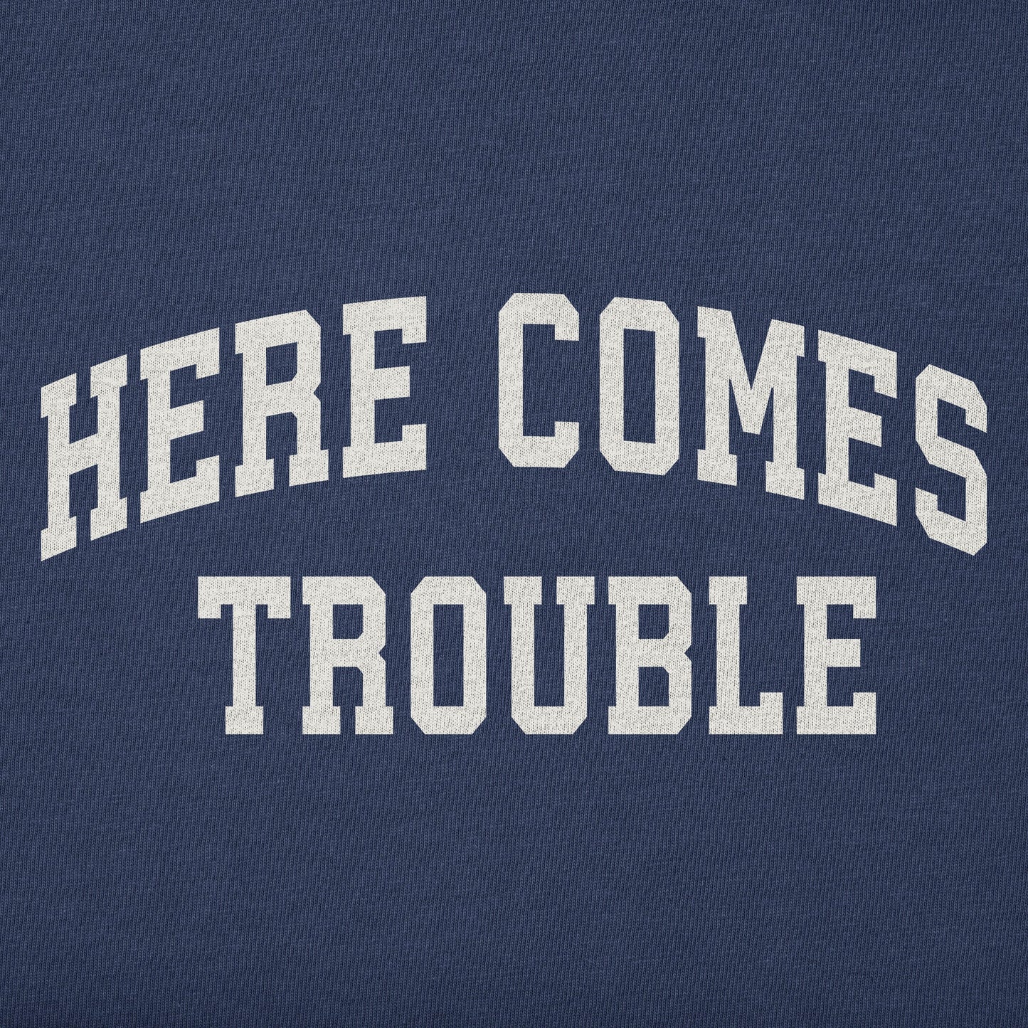 Kids Here Comes Trouble Arch Short Sleeve Crusher Tee