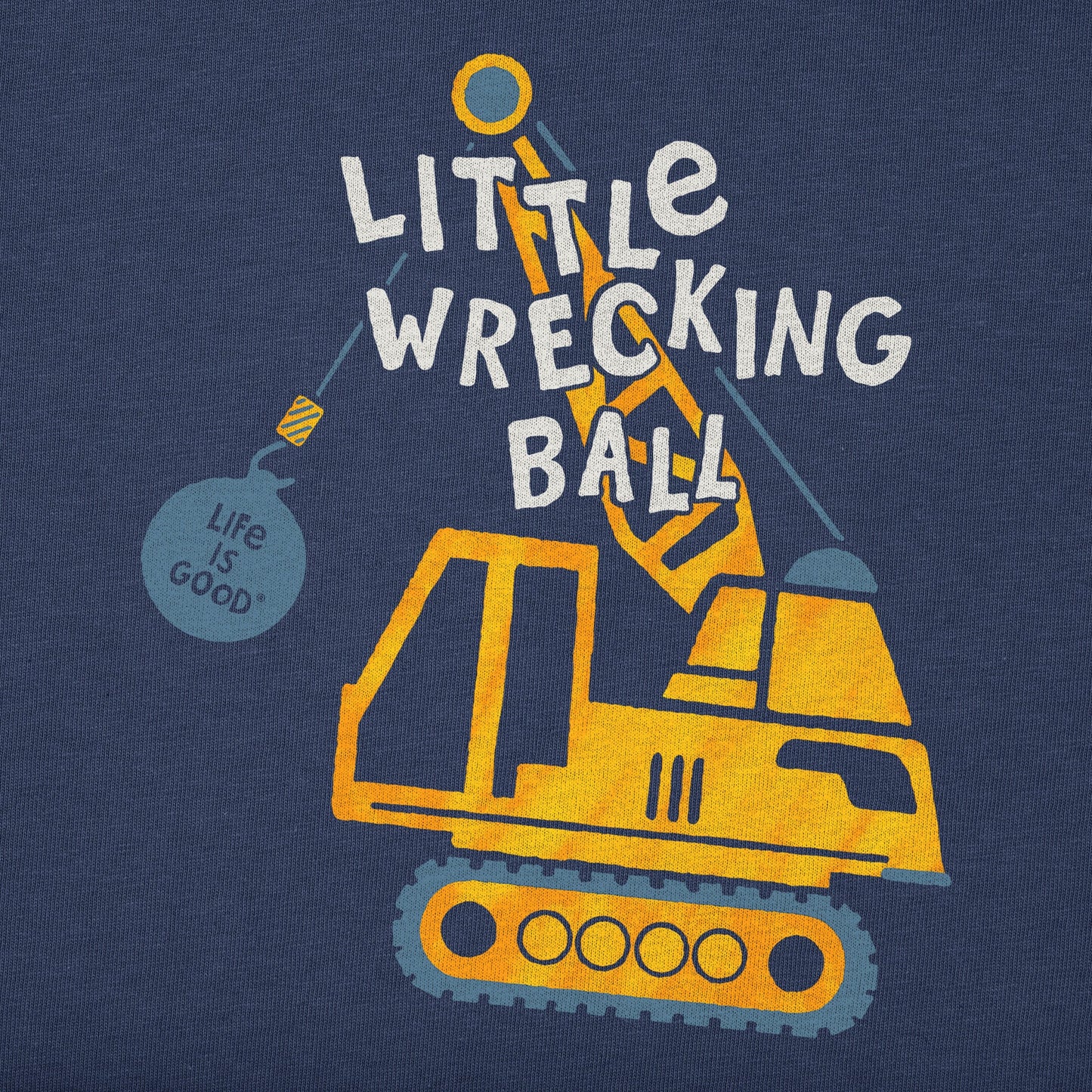 Toddler Little Wrecking Ball Short Sleeve Toddler Crusher Tee