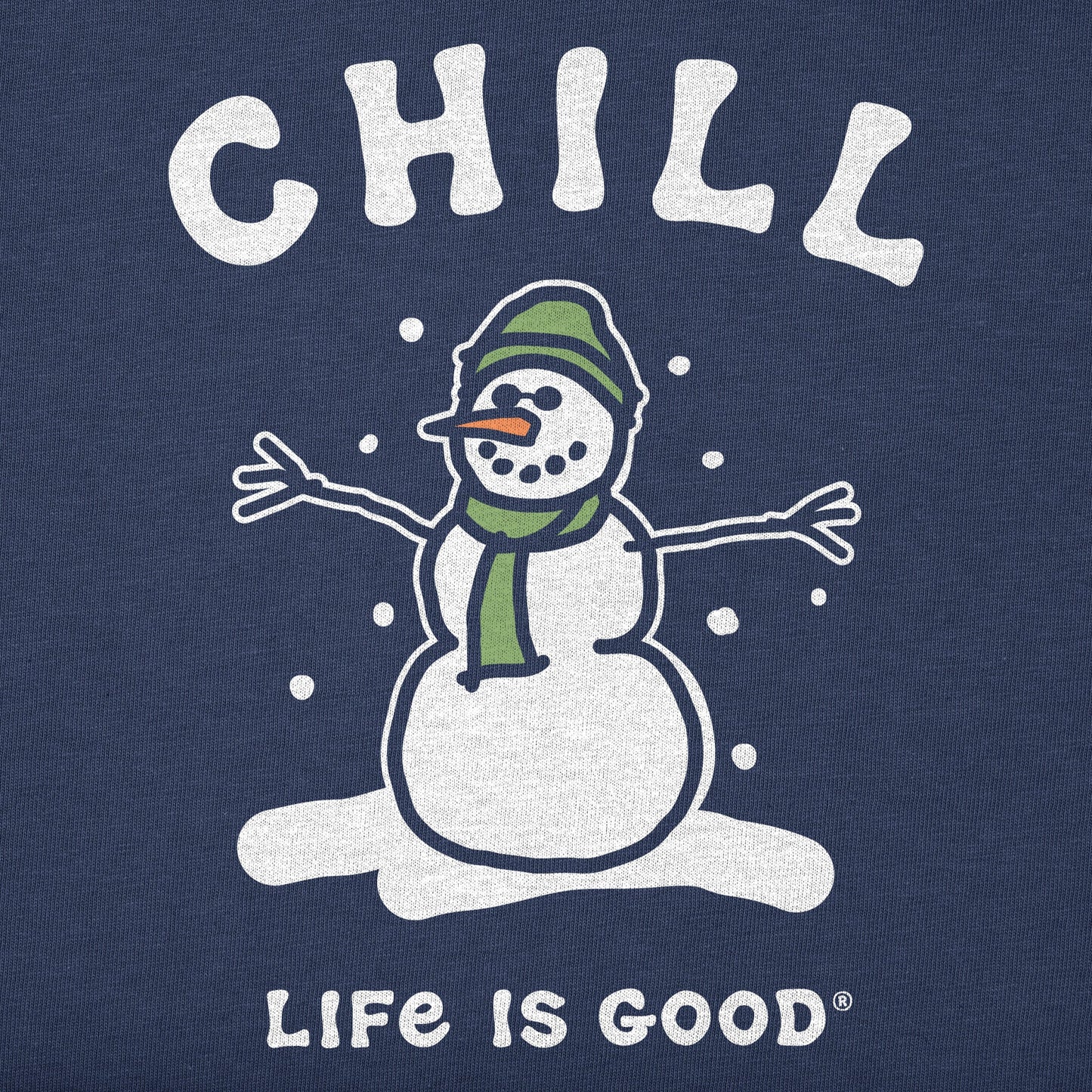 Toddler Chill Snowman Short Sleeve Toddler Crusher Tee