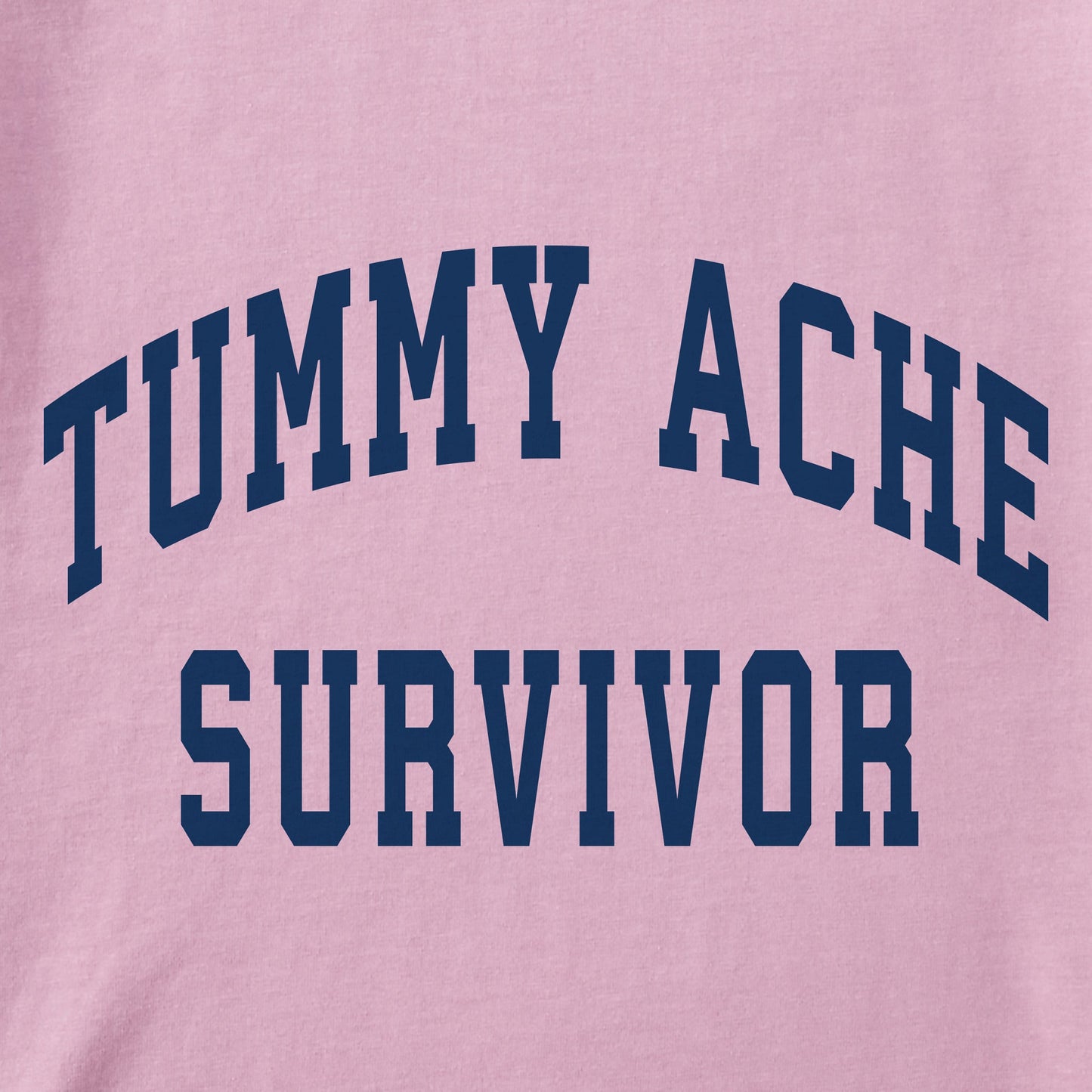 Women's Tummy Ache Survivor Arch Short Sleeve Crusher Boxy Tee