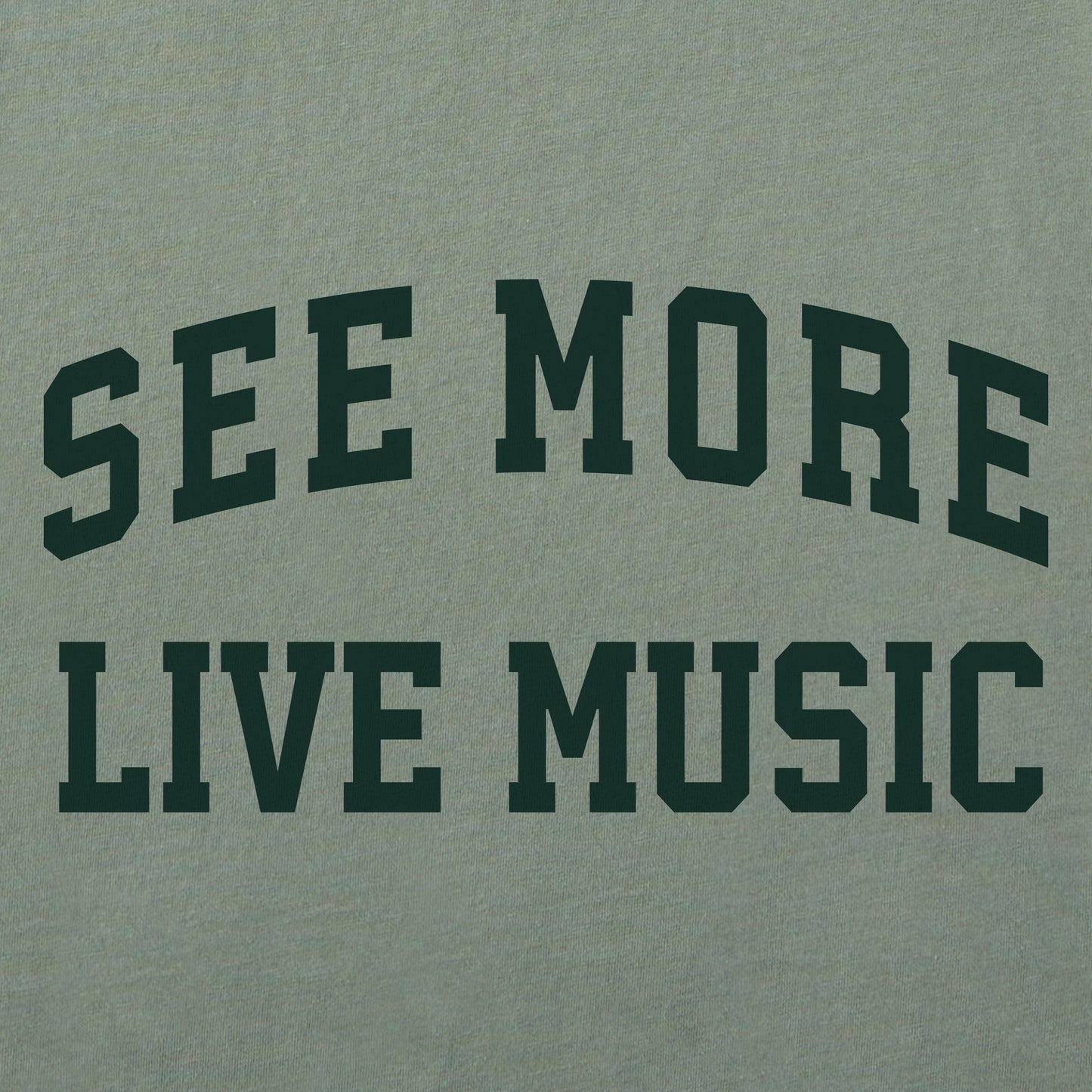 Women's See More Live Music Arch Short Sleeve Crusher Boxy Tee