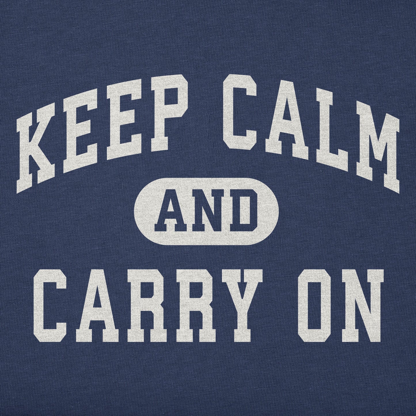 Men's Keep Calm Arch Long Sleeve Crusher Tee