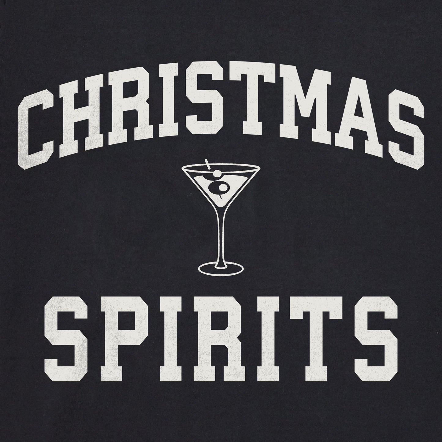 Men's Christmas Spirits Arch Simply True Fleece Crew