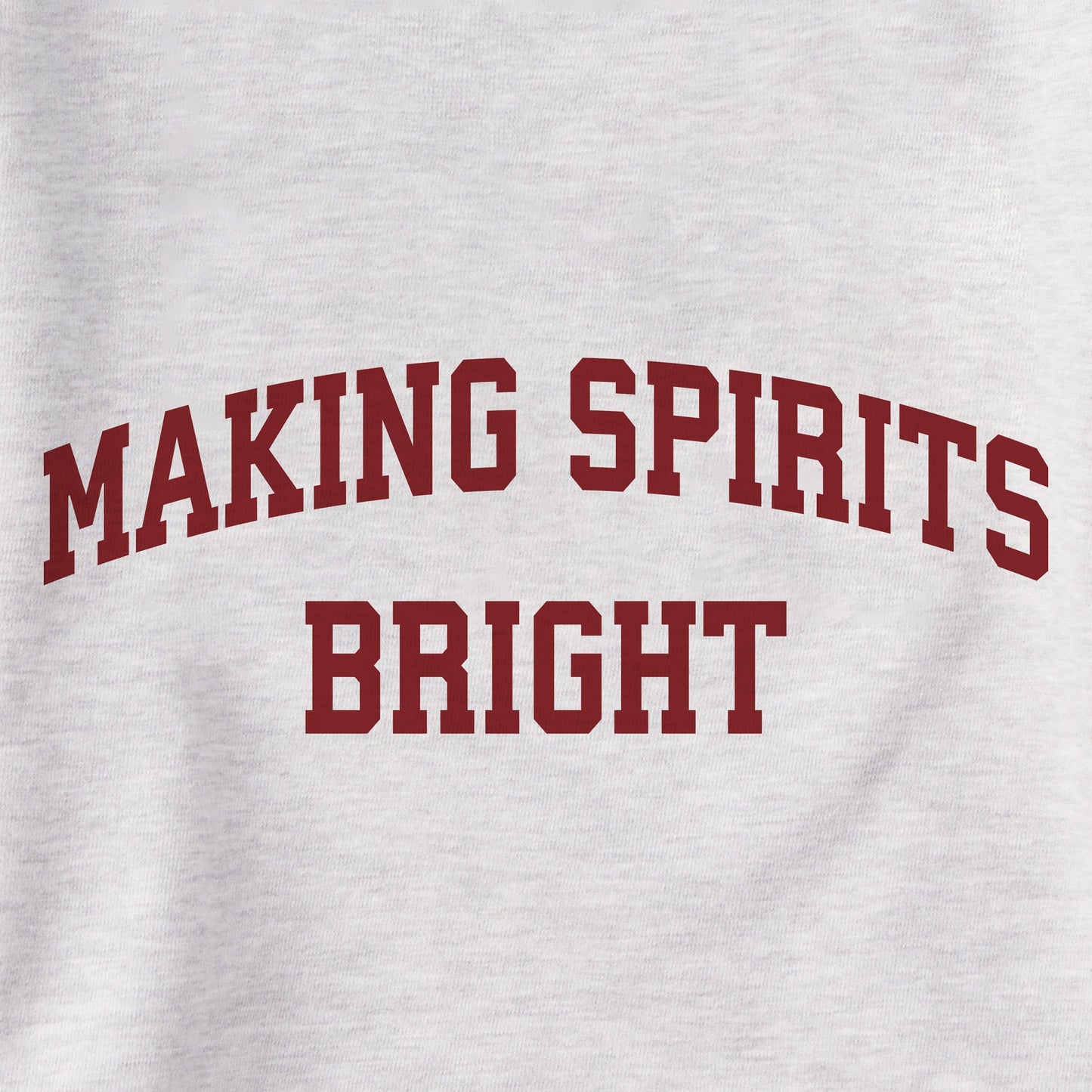 Men's Making Spirits Bright Arch Simply True Fleece Crew