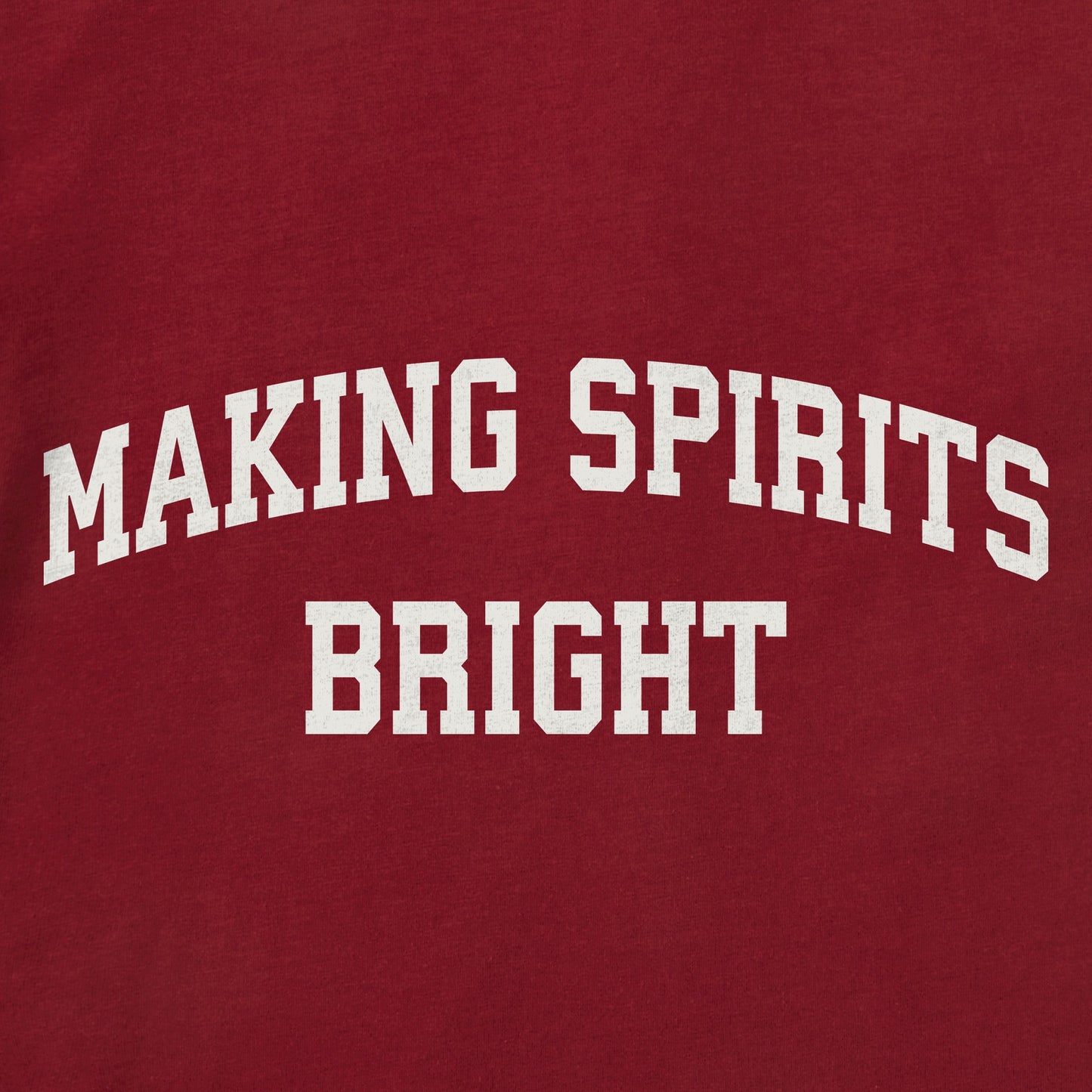 Kids Making Spirits Bright Arch Long Sleeve Crusher Tee