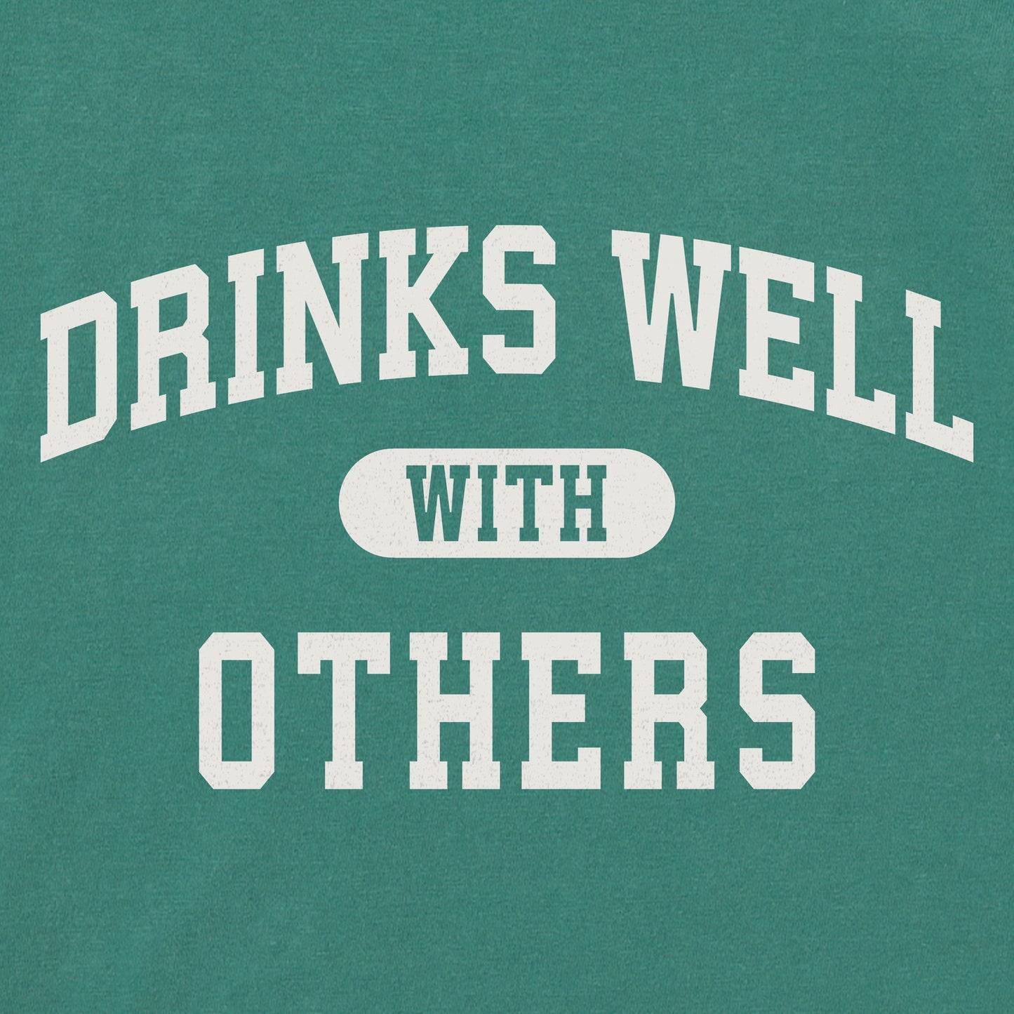 Women's Drinks Well with Others Arch Short Sleeve Crusher Boxy Tee