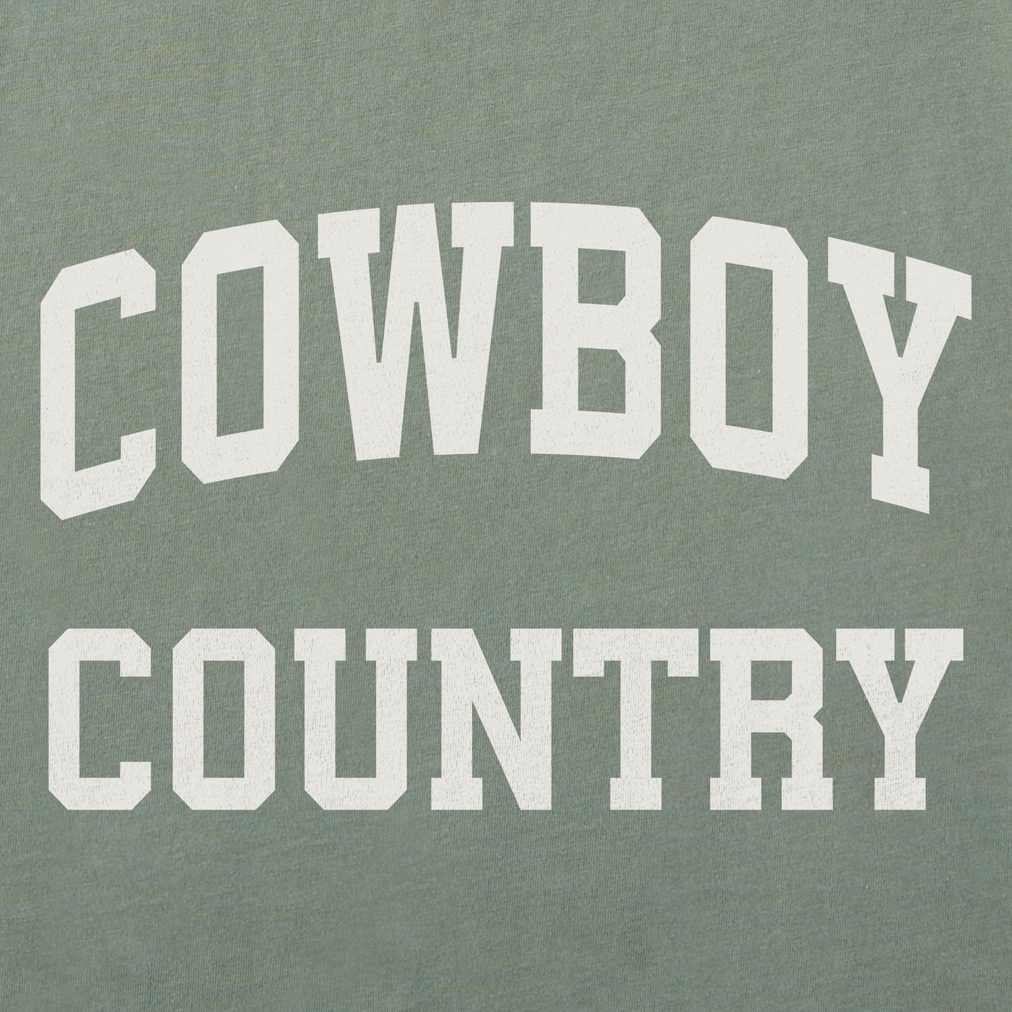 Women's Cowboy Country Arch Short Sleeve Crusher Boxy Tee