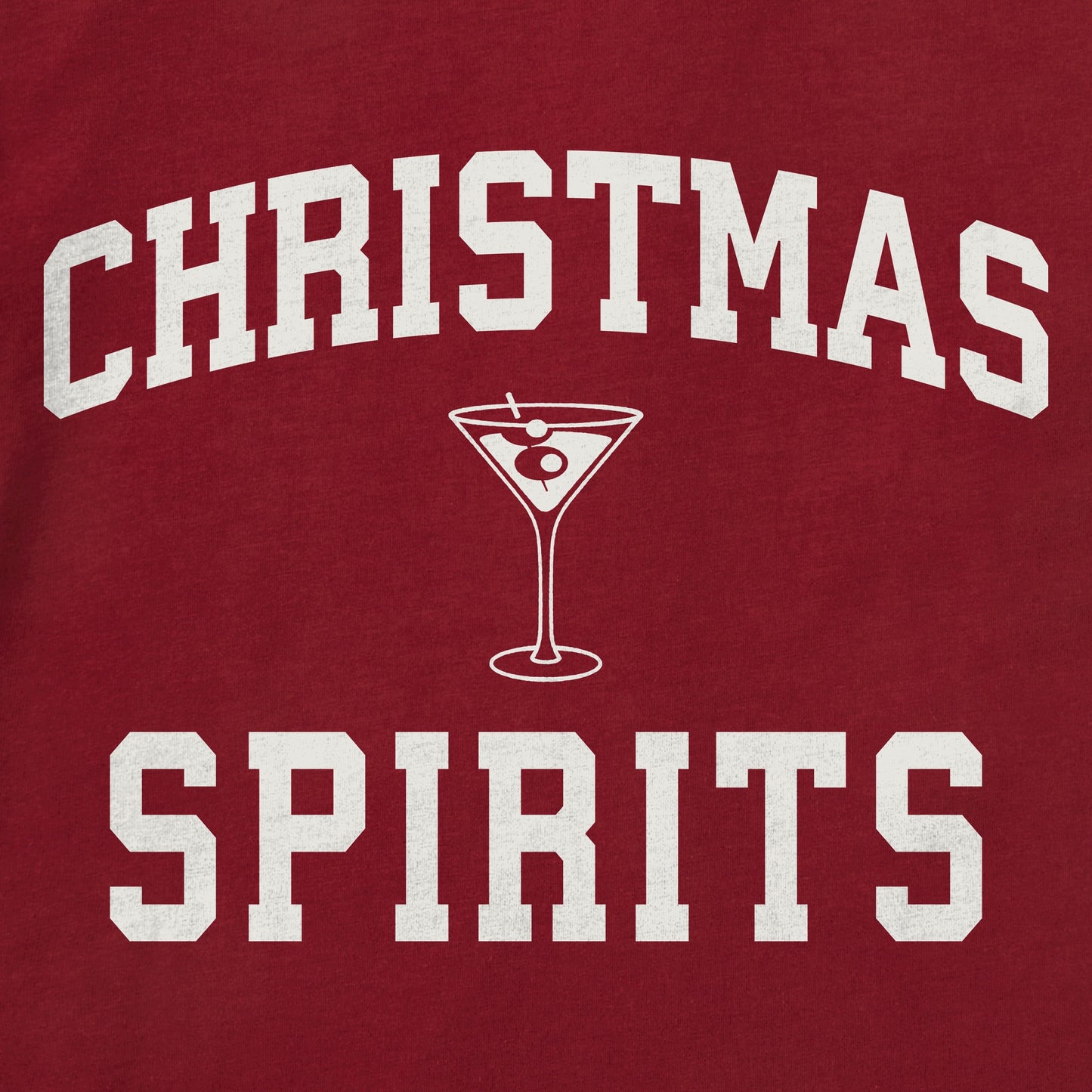 Women's Christmas Spirits Arch Long Sleeve Crusher Tee