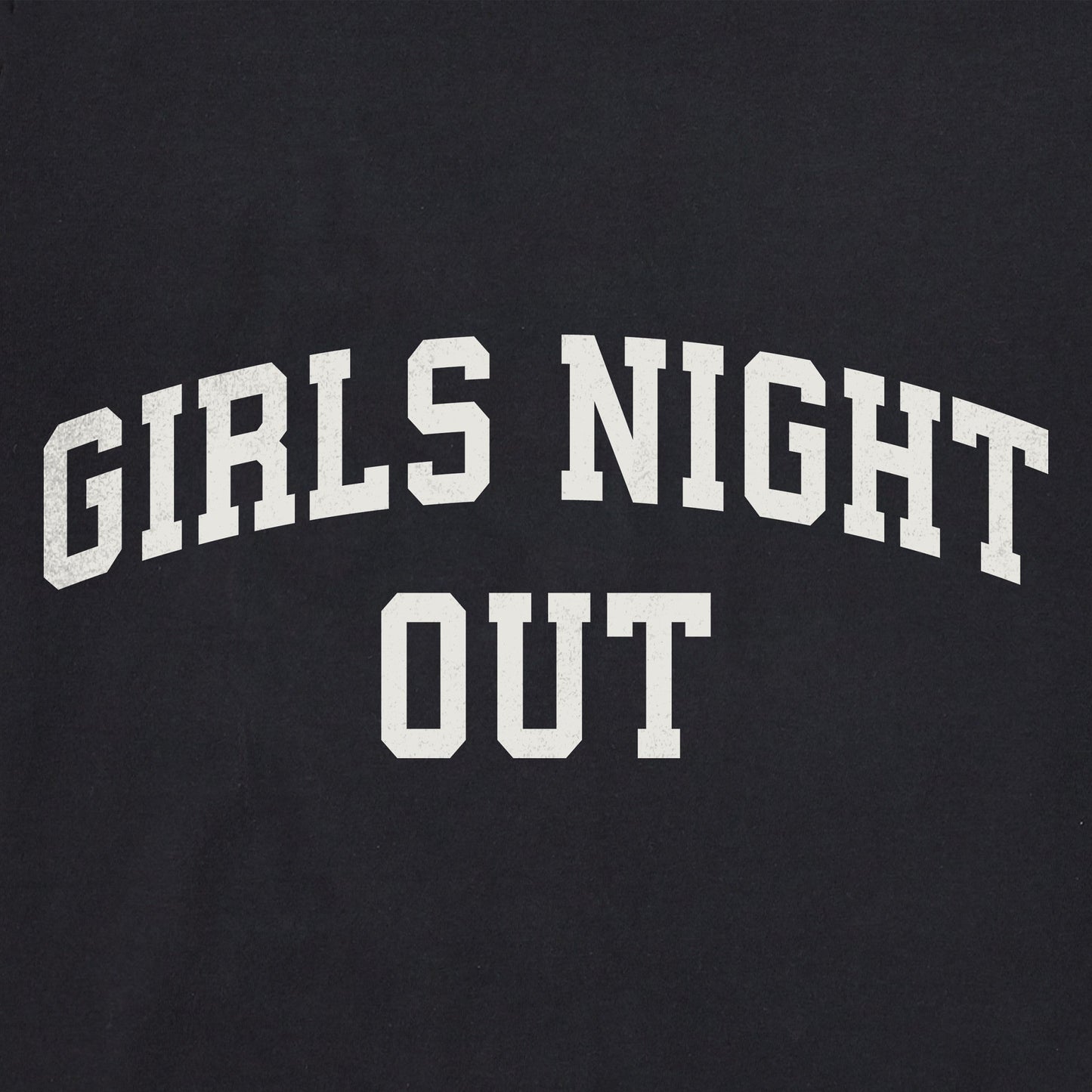 Women's Girls Night Out Arch Short Sleeve Crusher Vee