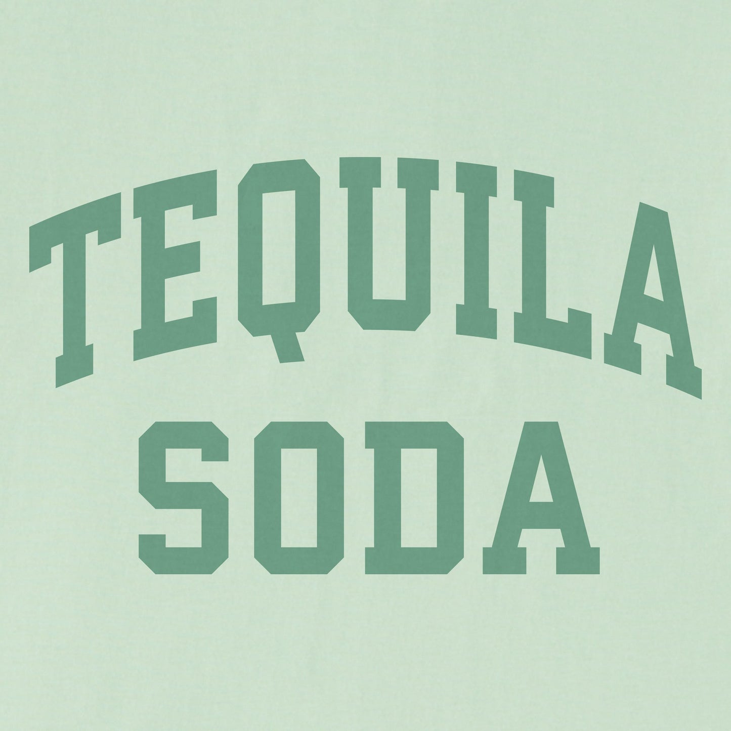 Women's Tequila Soda Arch Short Sleeve Crusher Boxy Tee