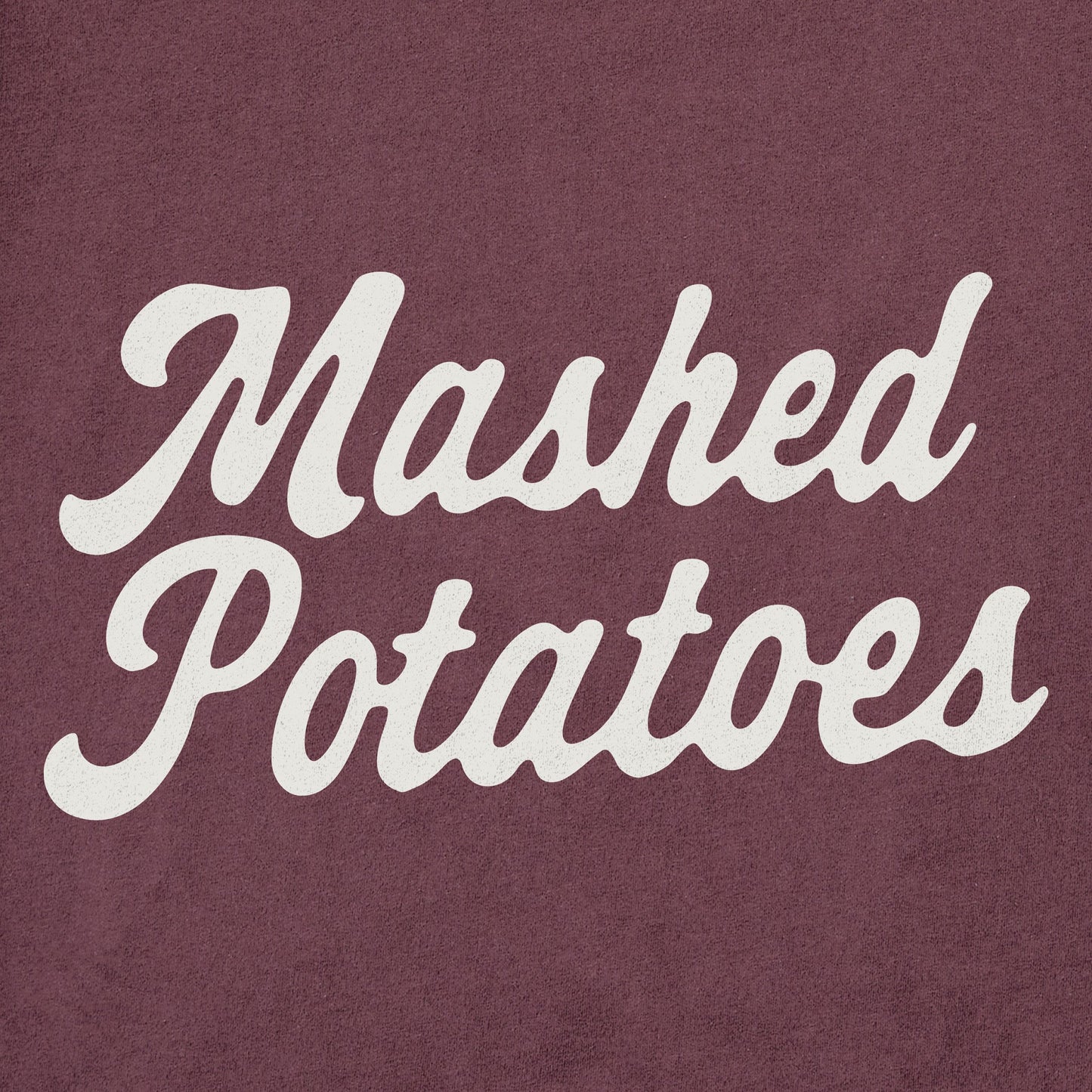 Men's Mashed Potatoes Script Long Sleeve Crusher Tee