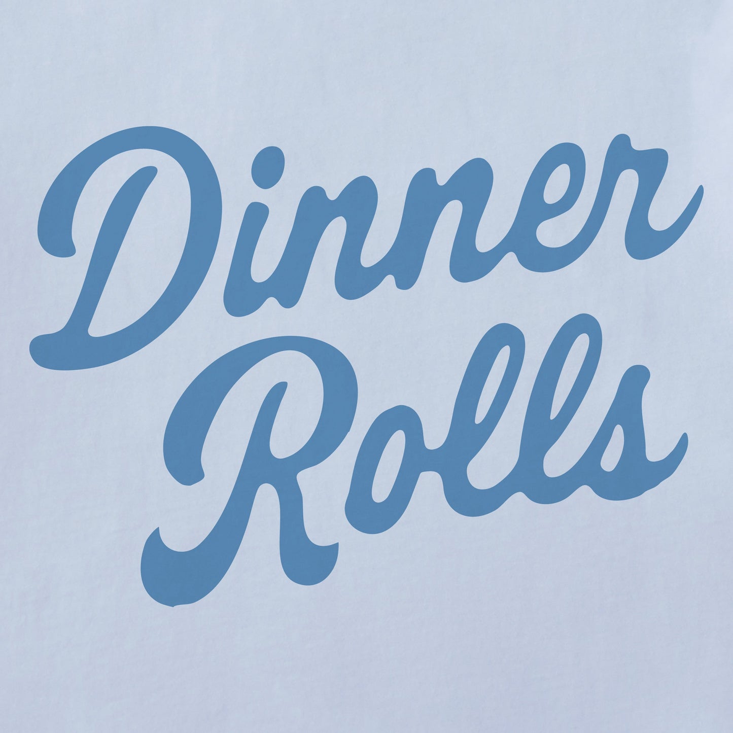 Women's Dinner Rolls Script Short Sleeve Crusher Boxy Tee