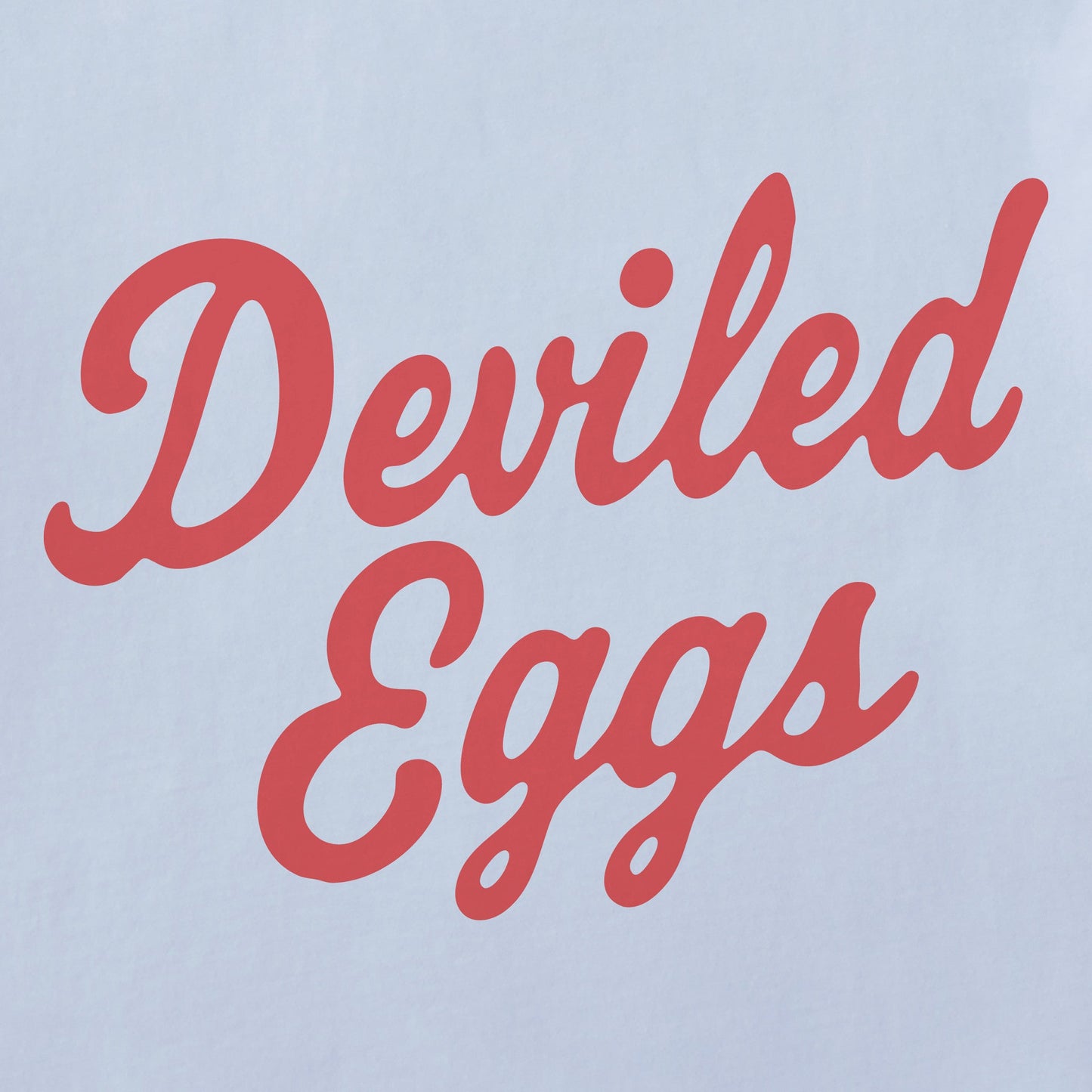 Women's Deviled Eggs Script Crusher-LITE Shrunken Tee