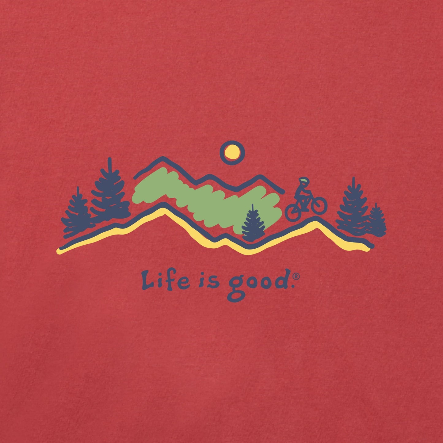 Men's Bike Vista Short Sleeve Crusher Tee