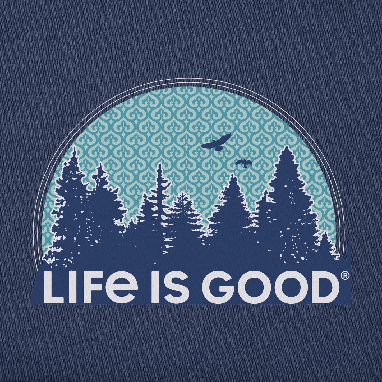 Women's Funky Outdoor Pattern Short Sleeve Crusher Tee