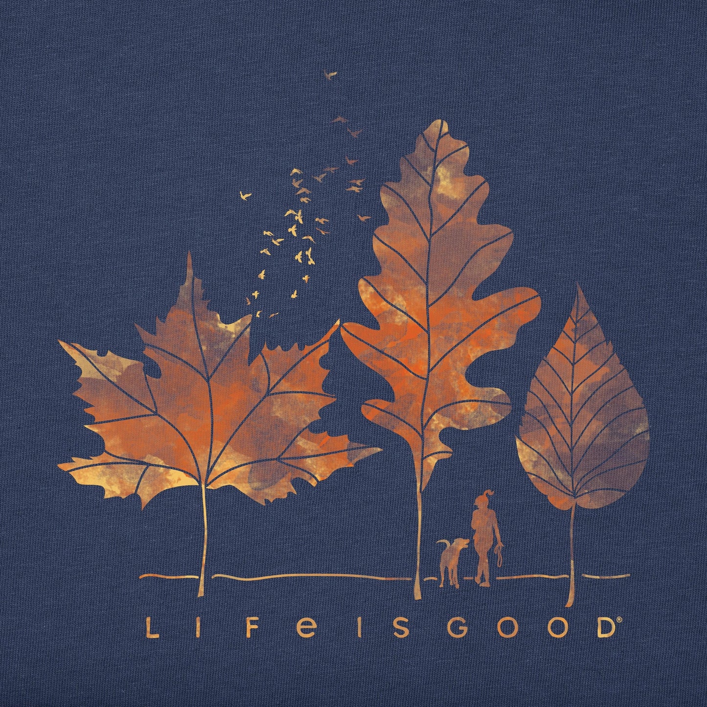 Women's Fall Walk Short Sleeve Crusher Vee