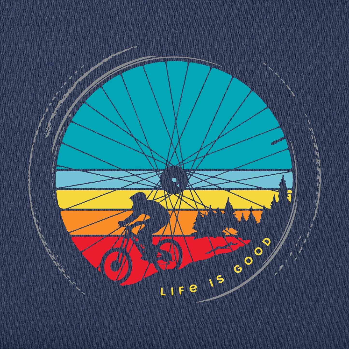 Men's Downhill Short Sleeve Crusher Tee
