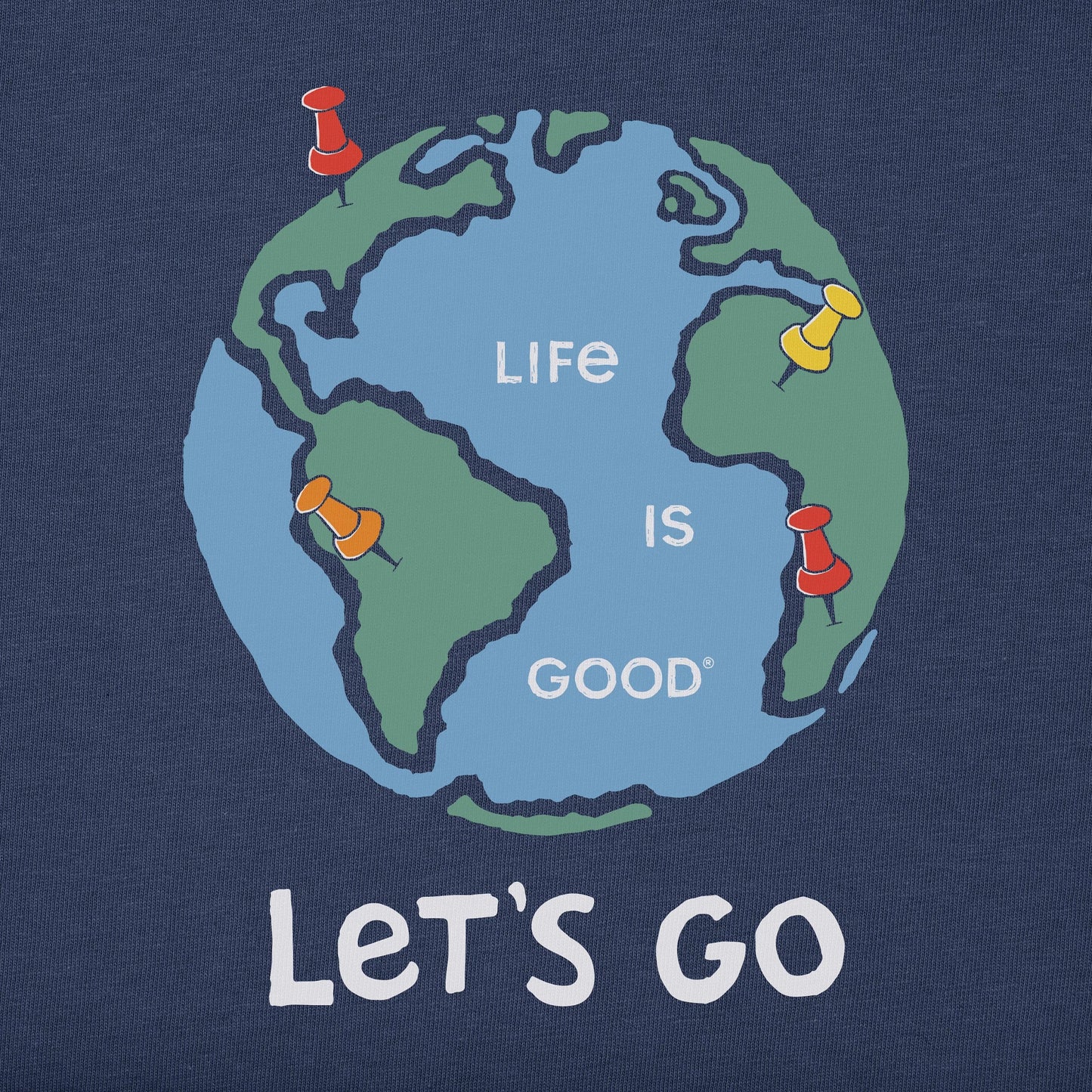 Men's Let's Go Short Sleeve Crusher Tee