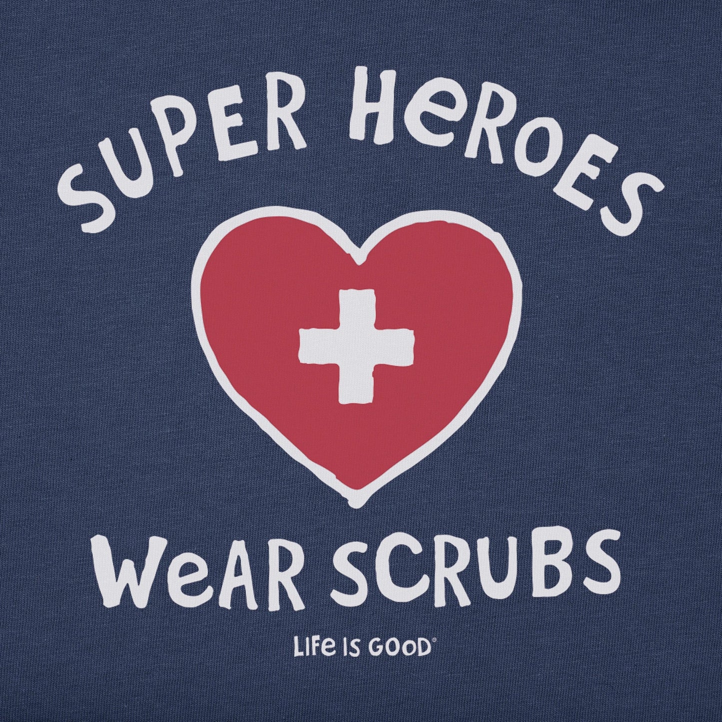 Women's Super Heroes Wear Scrubs Short Sleeve Crusher Tee